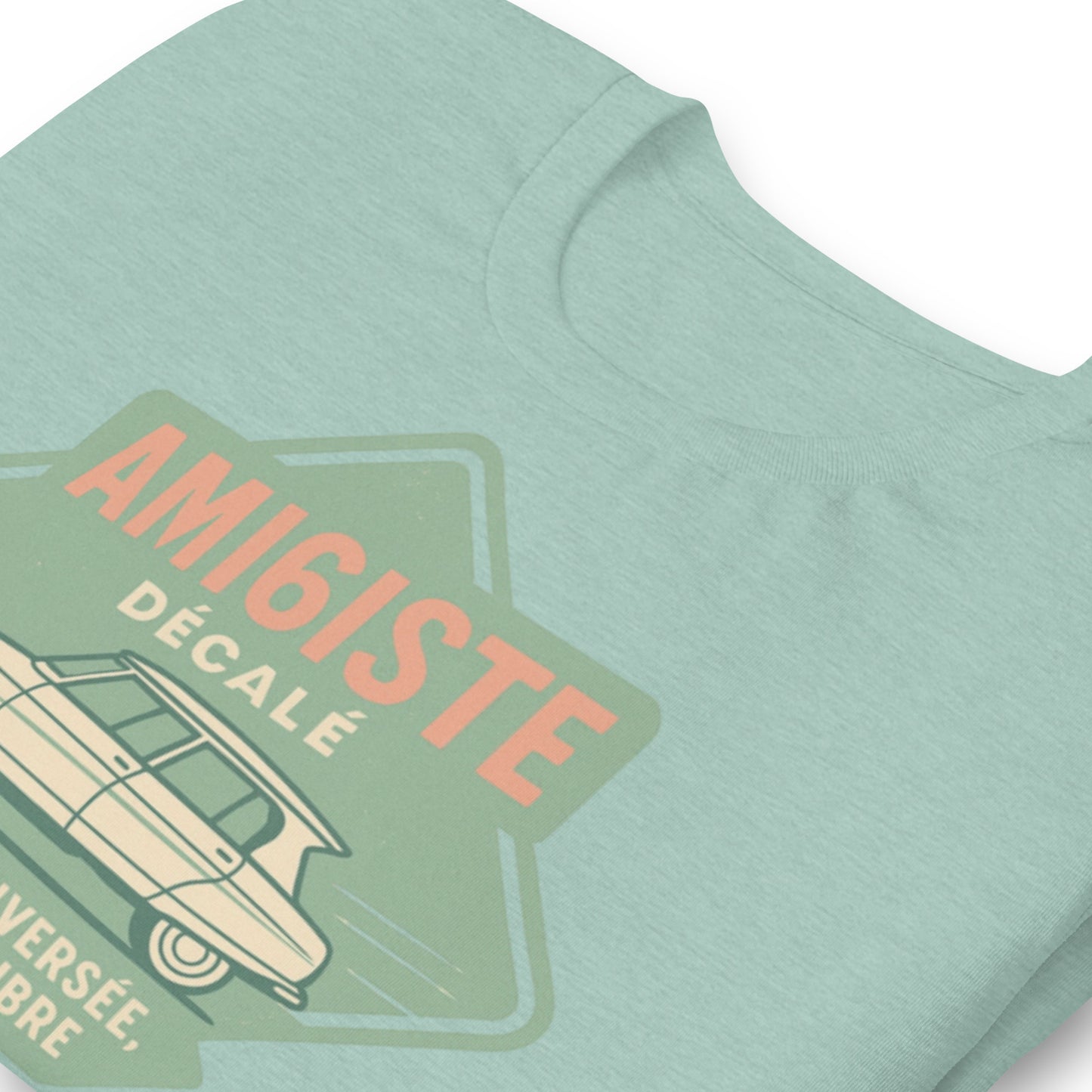 👕 T-shirt « Ami6iste Décalé » – Pour l’esprit libre avec losange inversé !