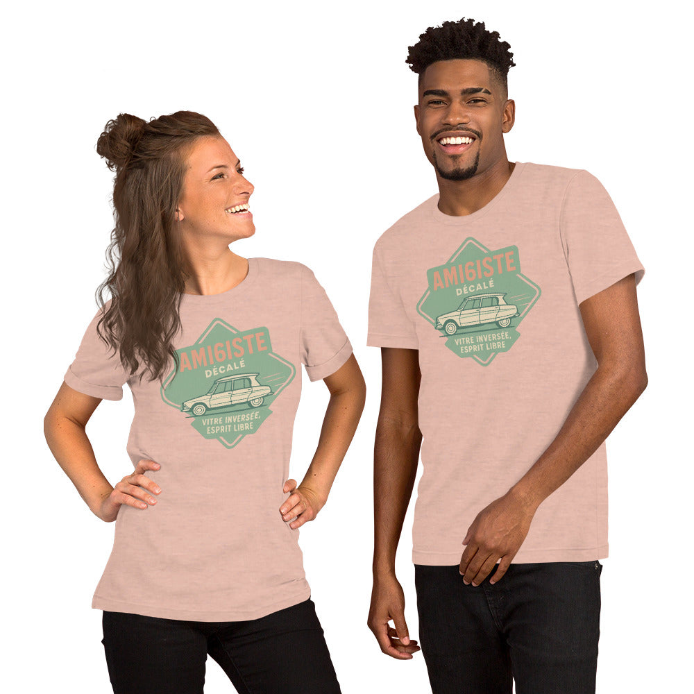 👕 T-shirt « Ami6iste Décalé » – Pour l’esprit libre avec losange inversé !