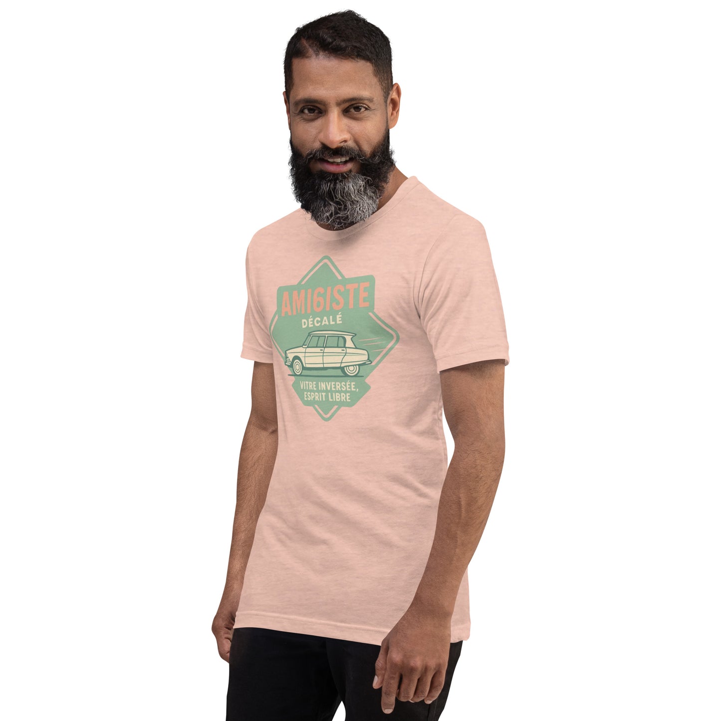 👕 T-shirt « Ami6iste Décalé » – Pour l’esprit libre avec losange inversé !