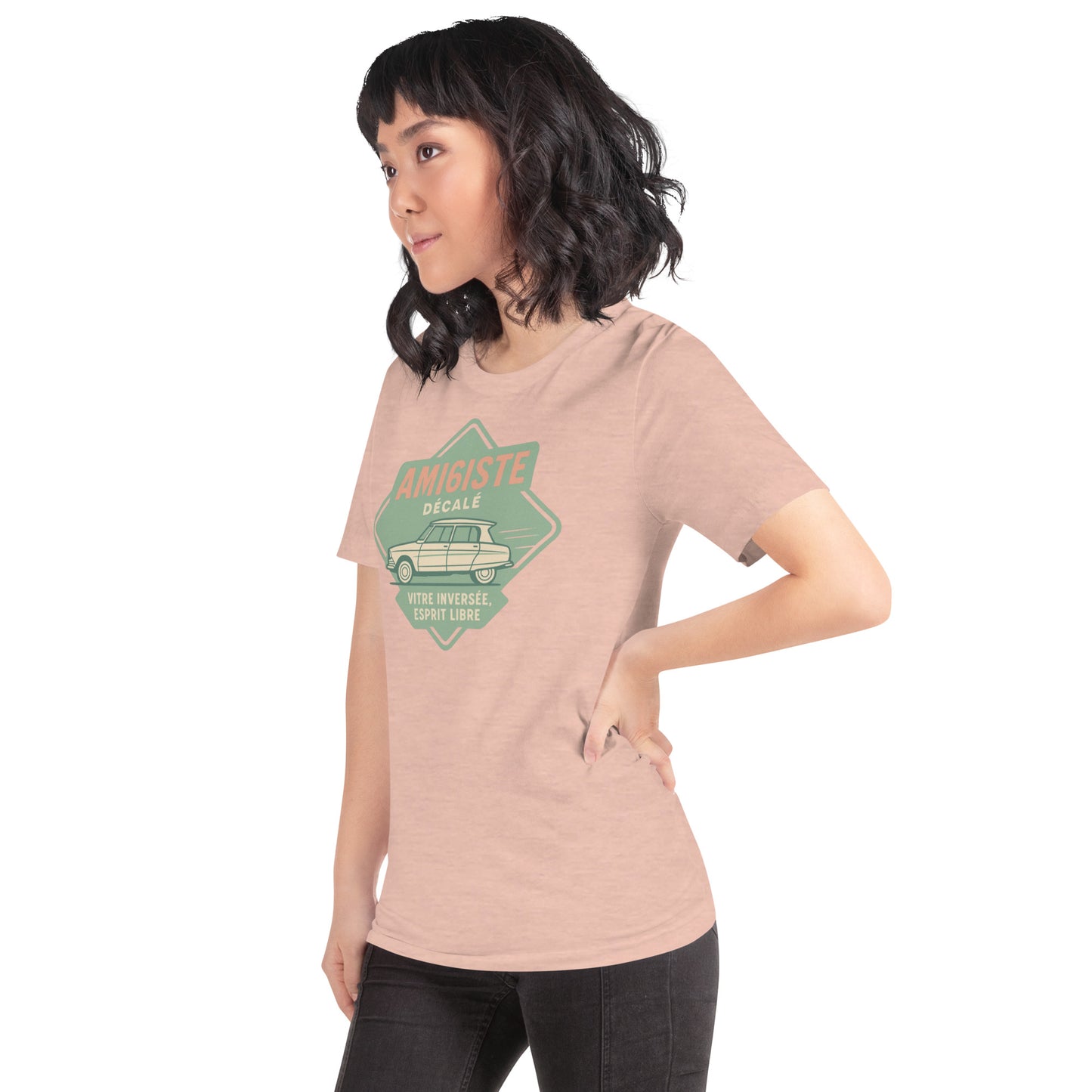 👕 T-shirt « Ami6iste Décalé » – Pour l’esprit libre avec losange inversé !