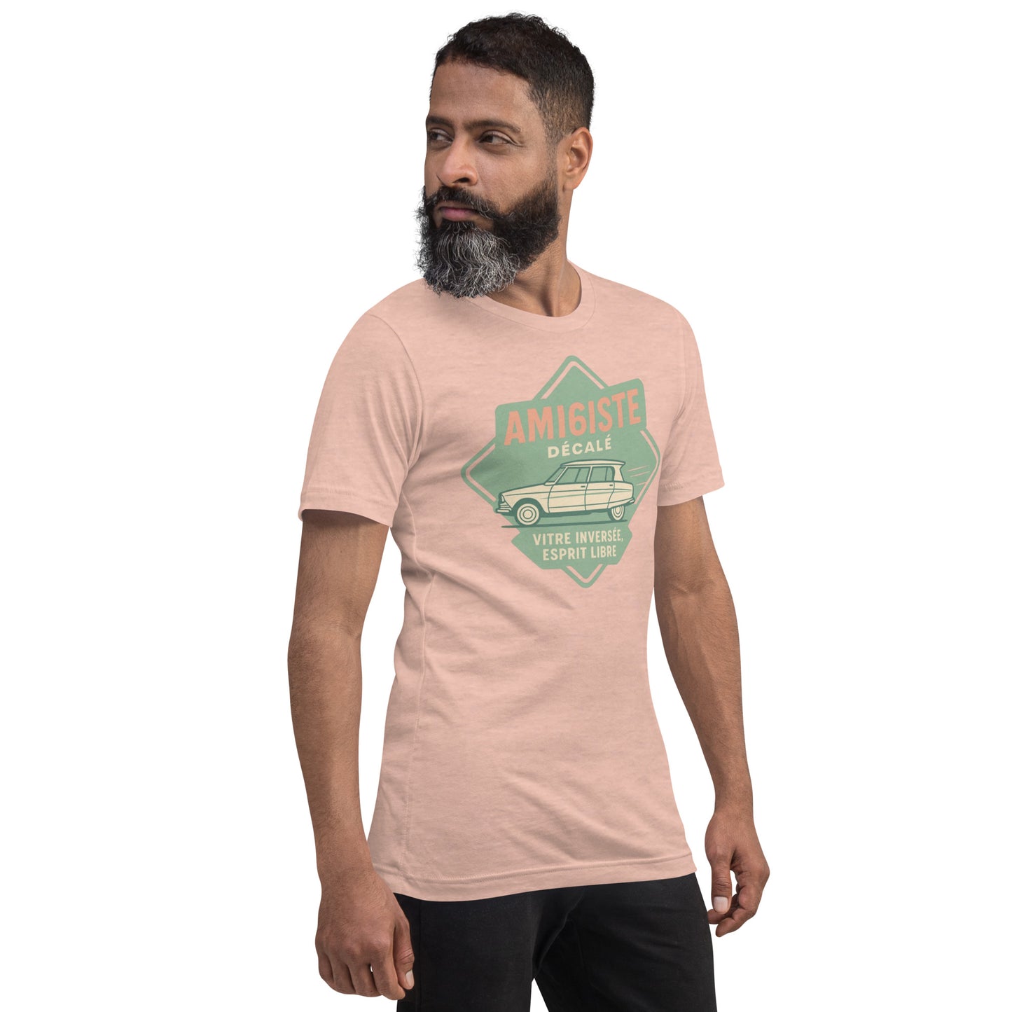 👕 T-shirt « Ami6iste Décalé » – Pour l’esprit libre avec losange inversé !