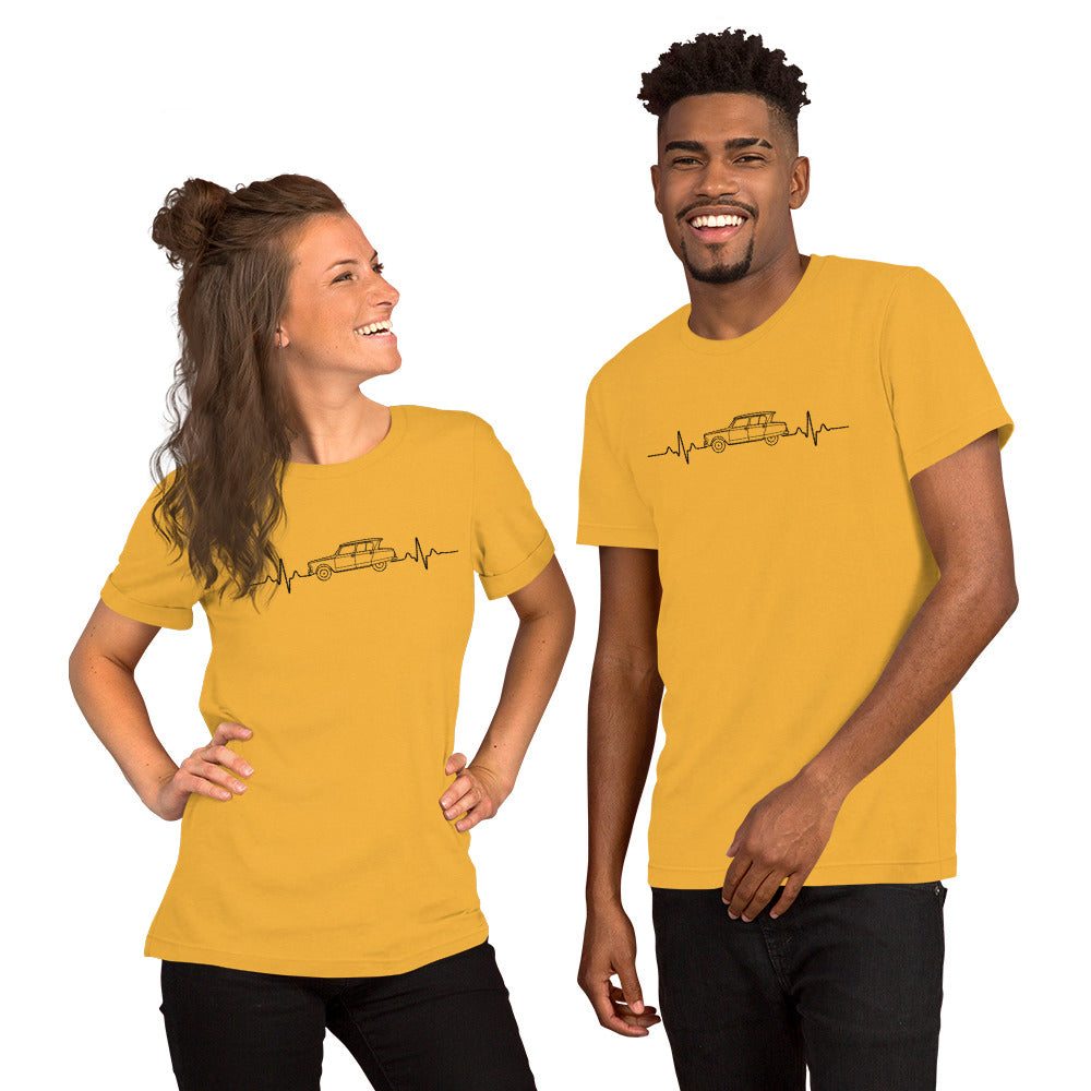 Citroën AMI6 Heartbeat T-shirt – Minimalist Line Drawing | Heartbeat Collection