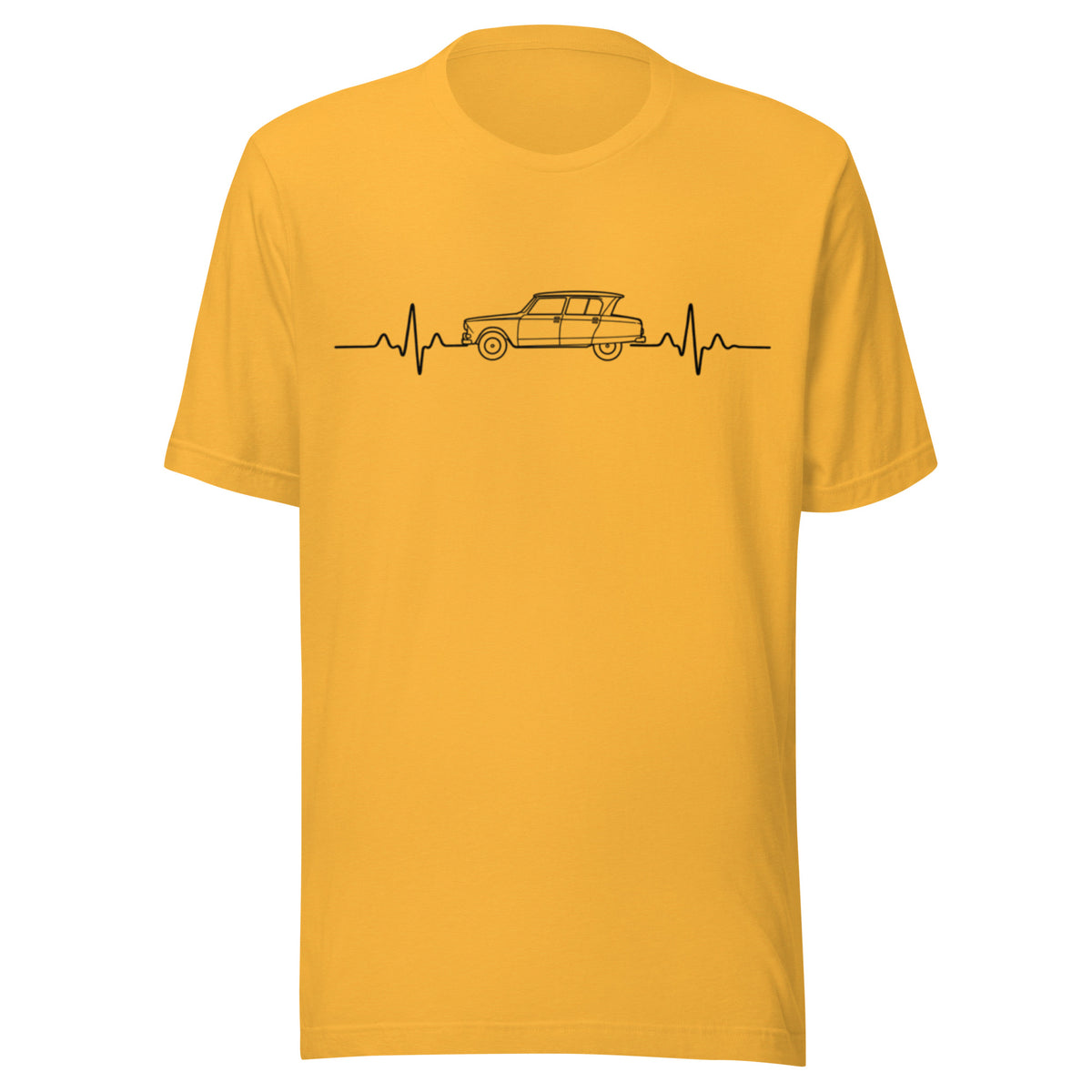 Citroën AMI6 Heartbeat T-shirt – Minimalist Line Drawing | Heartbeat Collection