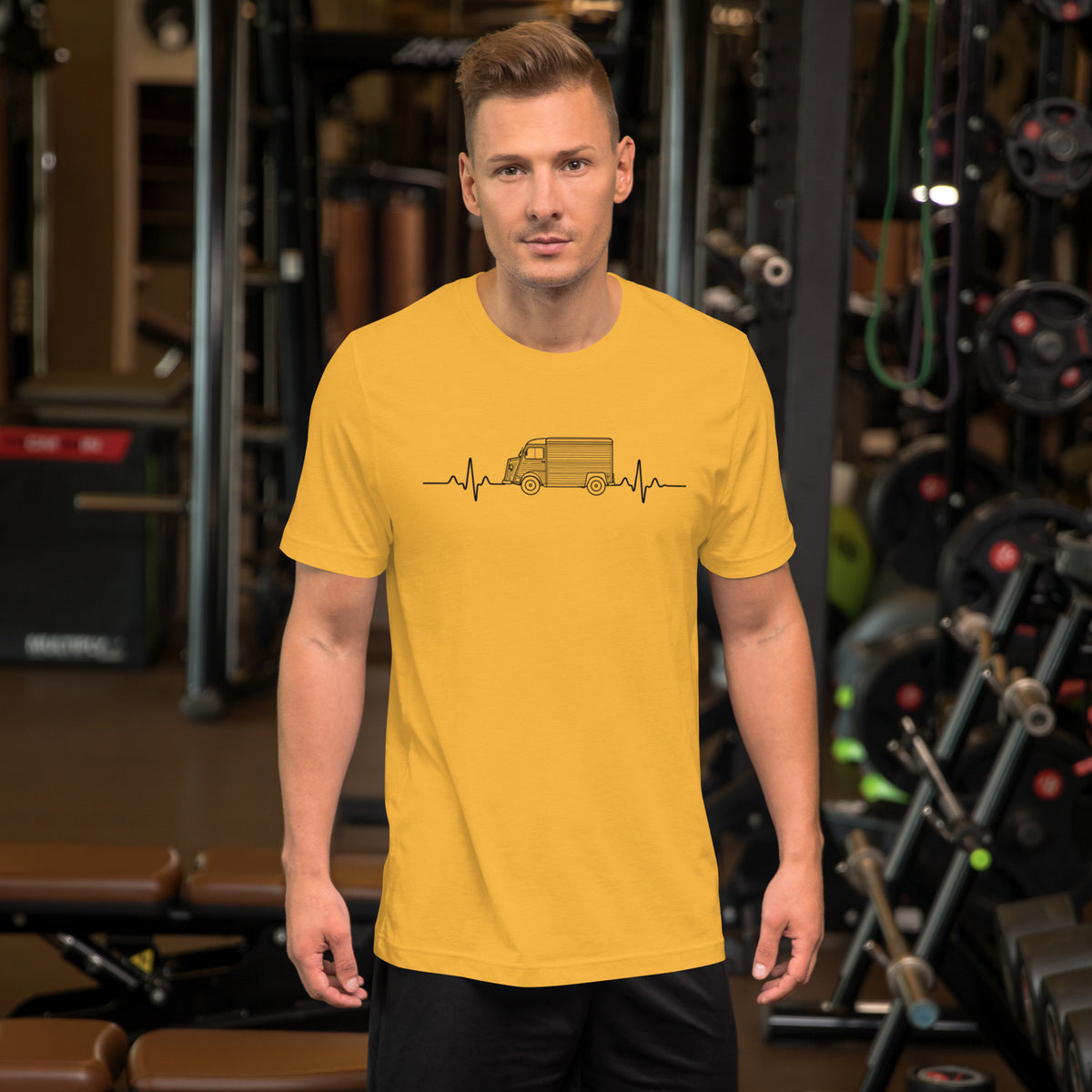 Citroën HY Heartbeat T-shirt – Minimalistische Lijntekening | Heartbeat Collectie