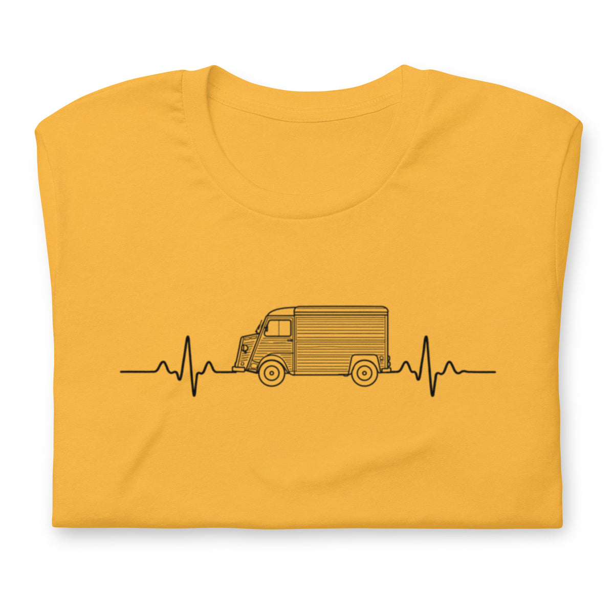 Citroën HY Heartbeat T-shirt – Minimalistische Lijntekening | Heartbeat Collectie