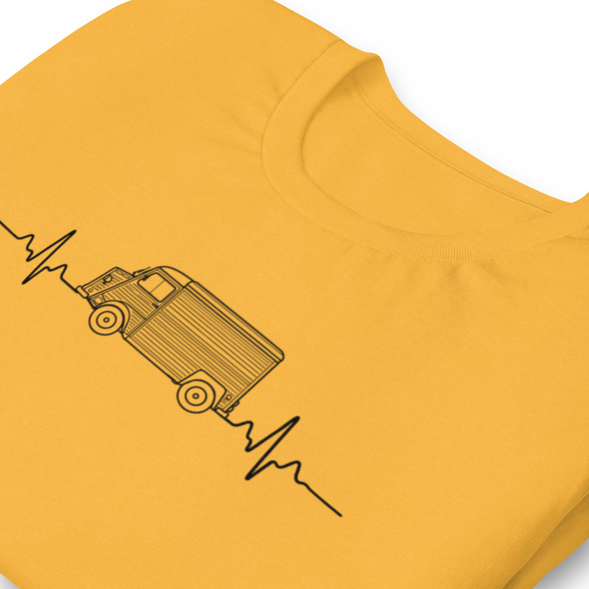 Citroën HY Heartbeat T-shirt – Minimalistische Lijntekening | Heartbeat Collectie