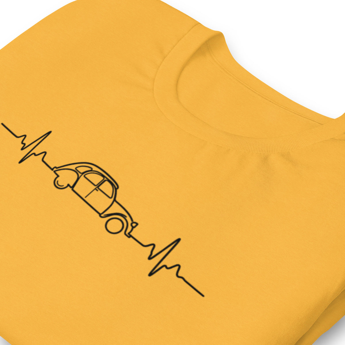 Citroën 2CV Heartbeat T-shirt – Minimalist 2CV Line Drawing | Heartbeat Collection