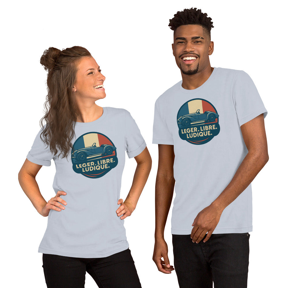 👕 Léger. Libre. Ludique. – T-shirt met Burton Sportscar design