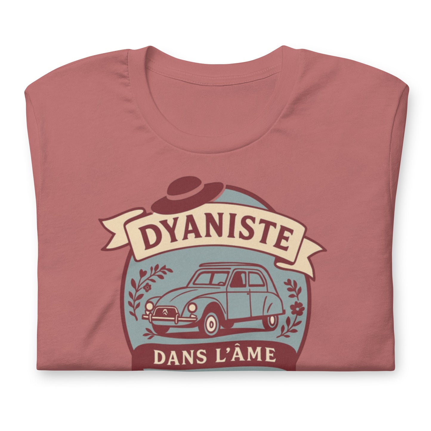 T-shirt « Dyaniste dans l'âme » – L'élégance sur roulettes, la nostalgie dans le style
