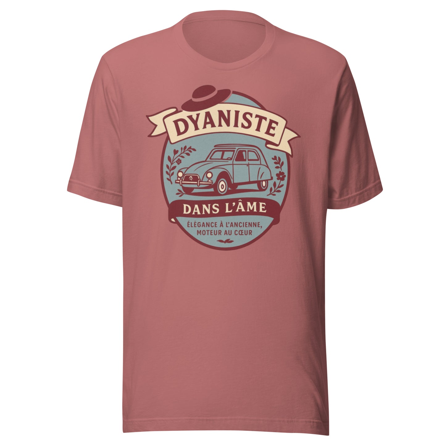 T-shirt « Dyaniste dans l'âme » – L'élégance sur roulettes, la nostalgie dans le style