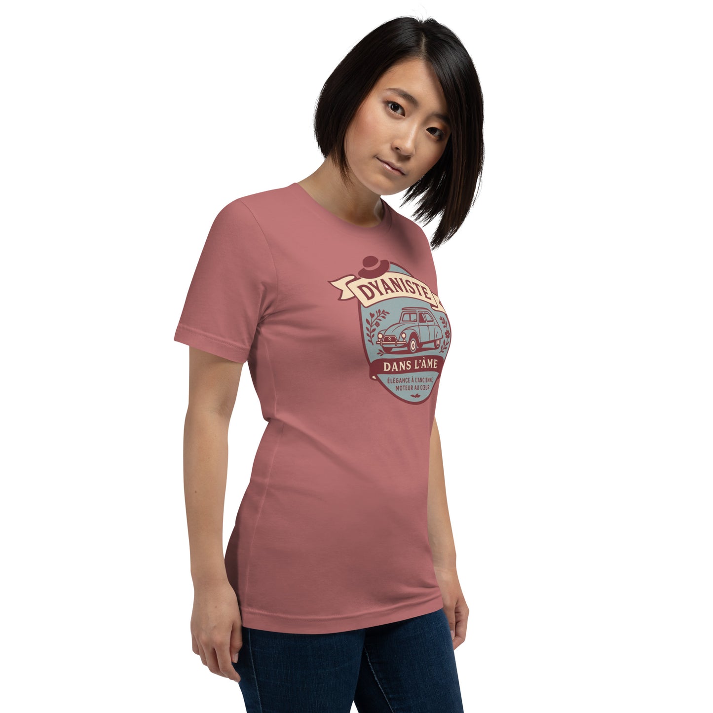 T-shirt « Dyaniste dans l'âme » – L'élégance sur roulettes, la nostalgie dans le style