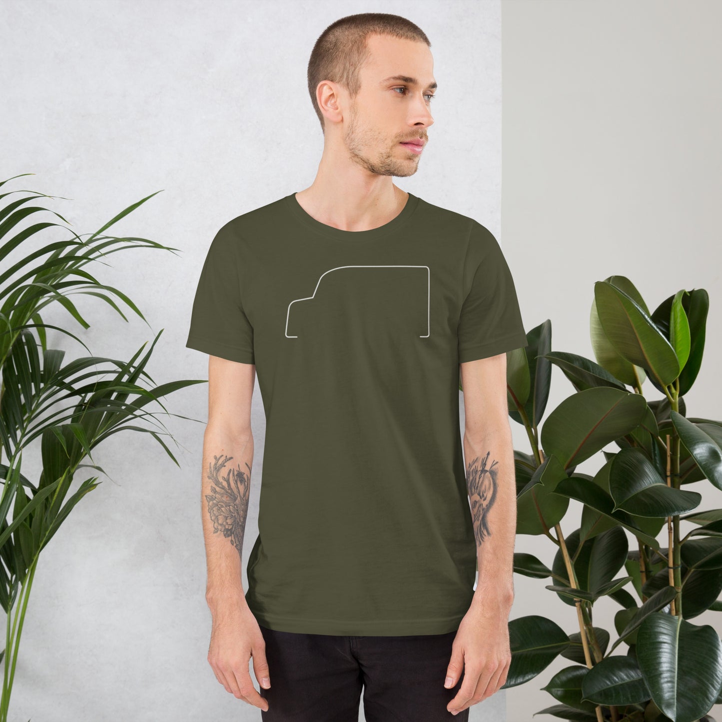 T-shirt "Silhouette Collection – Citroën HY Line Art"