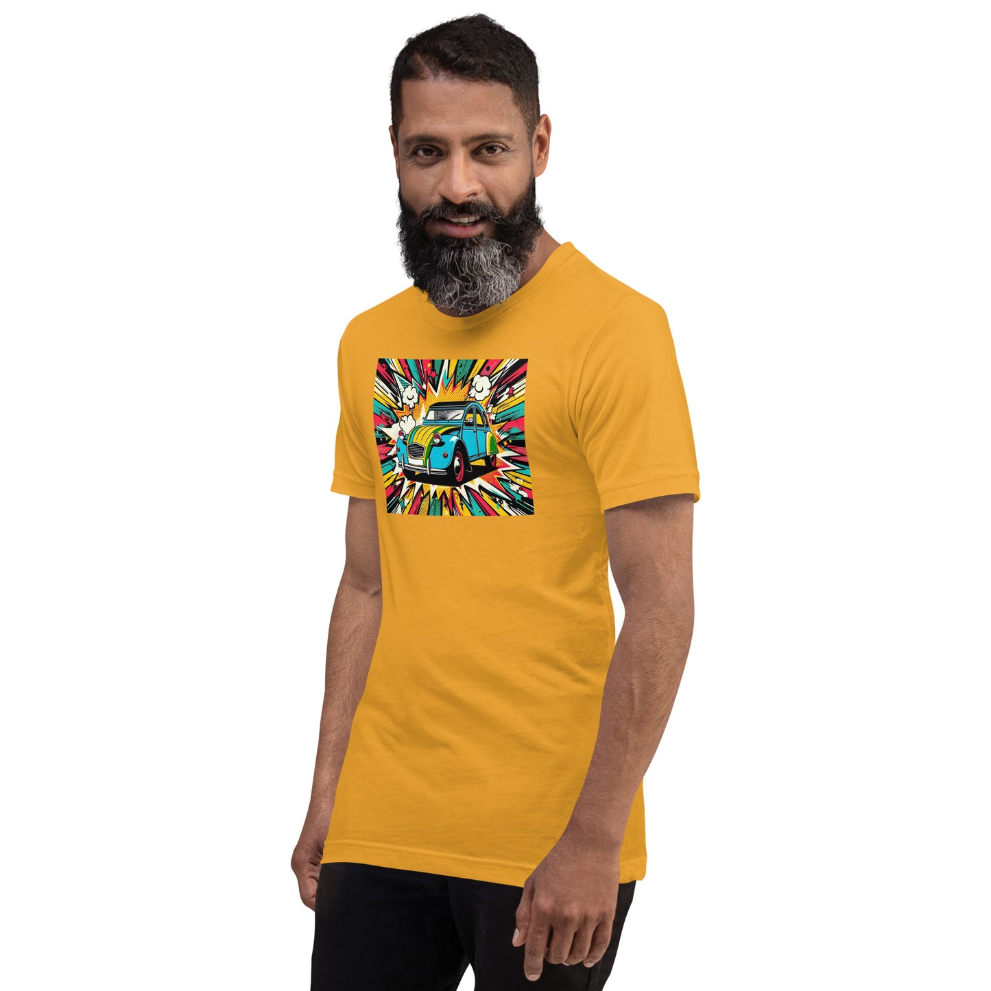 T-shirt Citroën 2CV x Popart – Rij in Kleur, Leef in Stijl - Uniseks