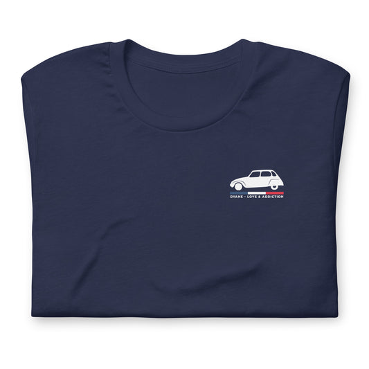 T-shirt « Dyane – Love & Addiction » | Ode à l'élégante Citroën classique