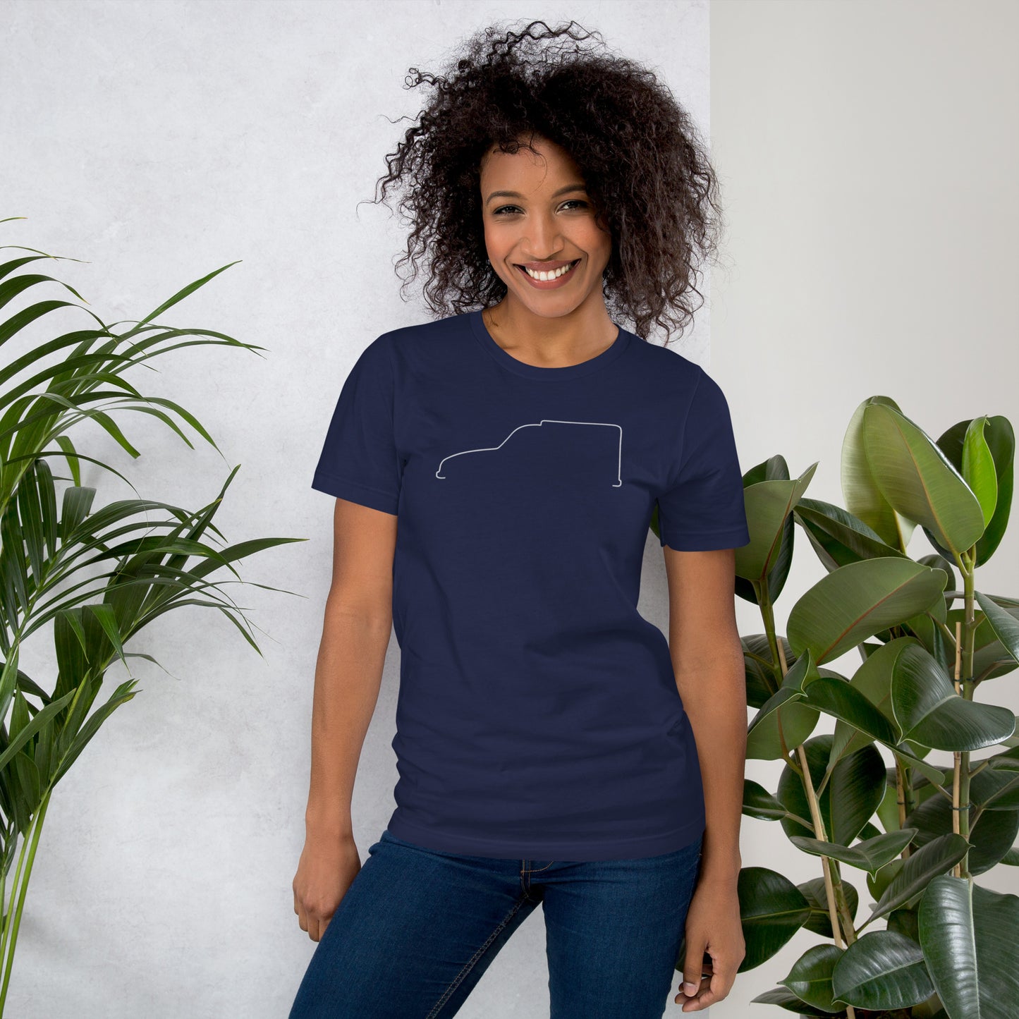 T-shirt "Silhouette Collection – Citroën Acadiane Line Art"