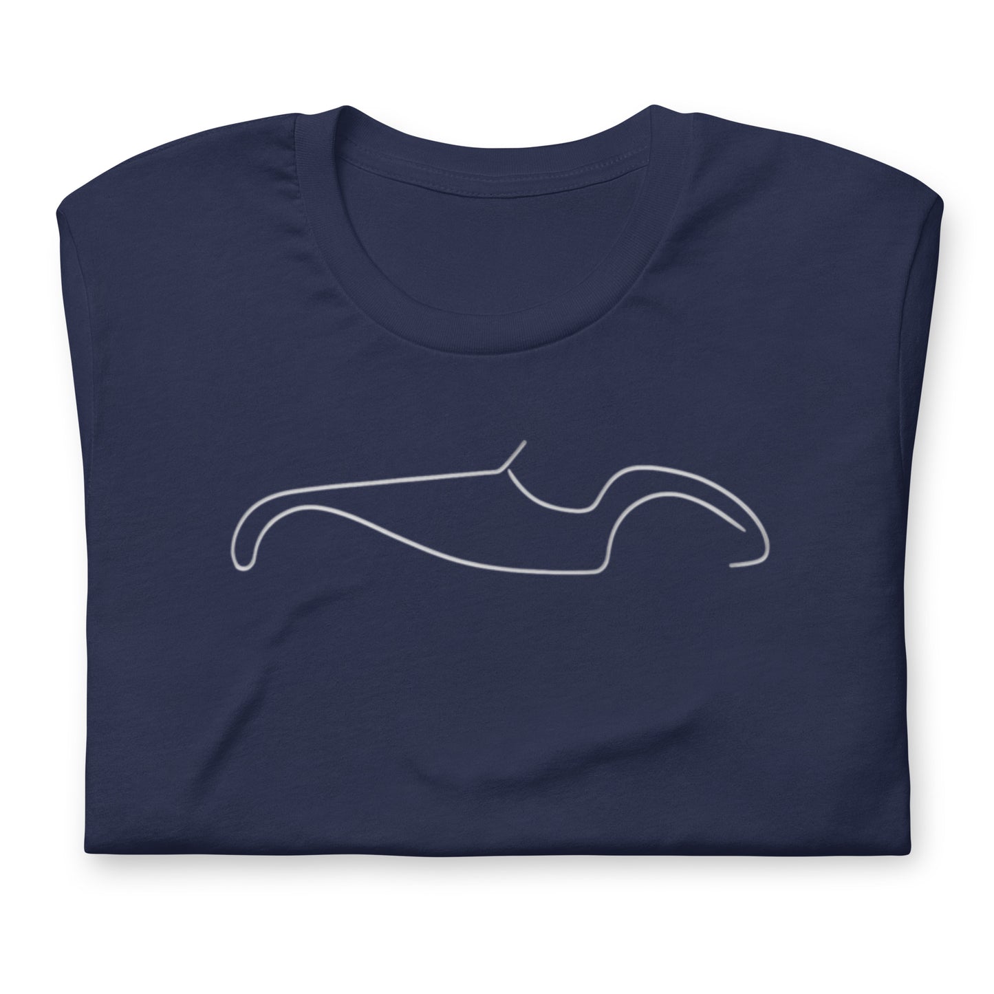 T-shirt “Silhouette Collectie – Burton Sportscar Lijnkunst”