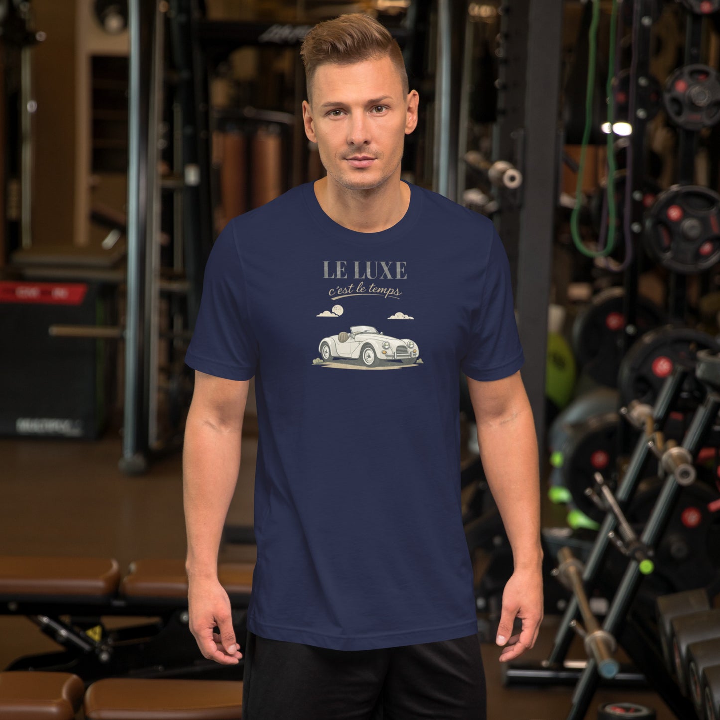 Le Luxe – Tijdloze elegantie met de Burton Sportscar op een unisex T-shirt