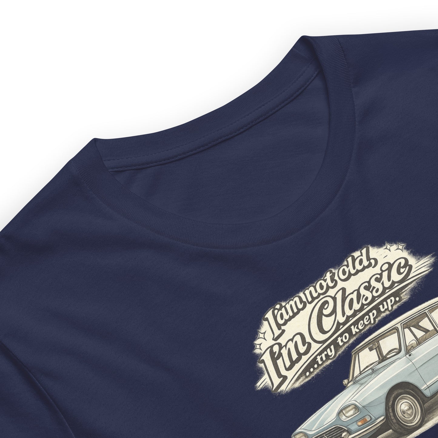 Citroën Ami 8 Classic T-shirt – Vintage Auto Illustratie | Classic Collectie