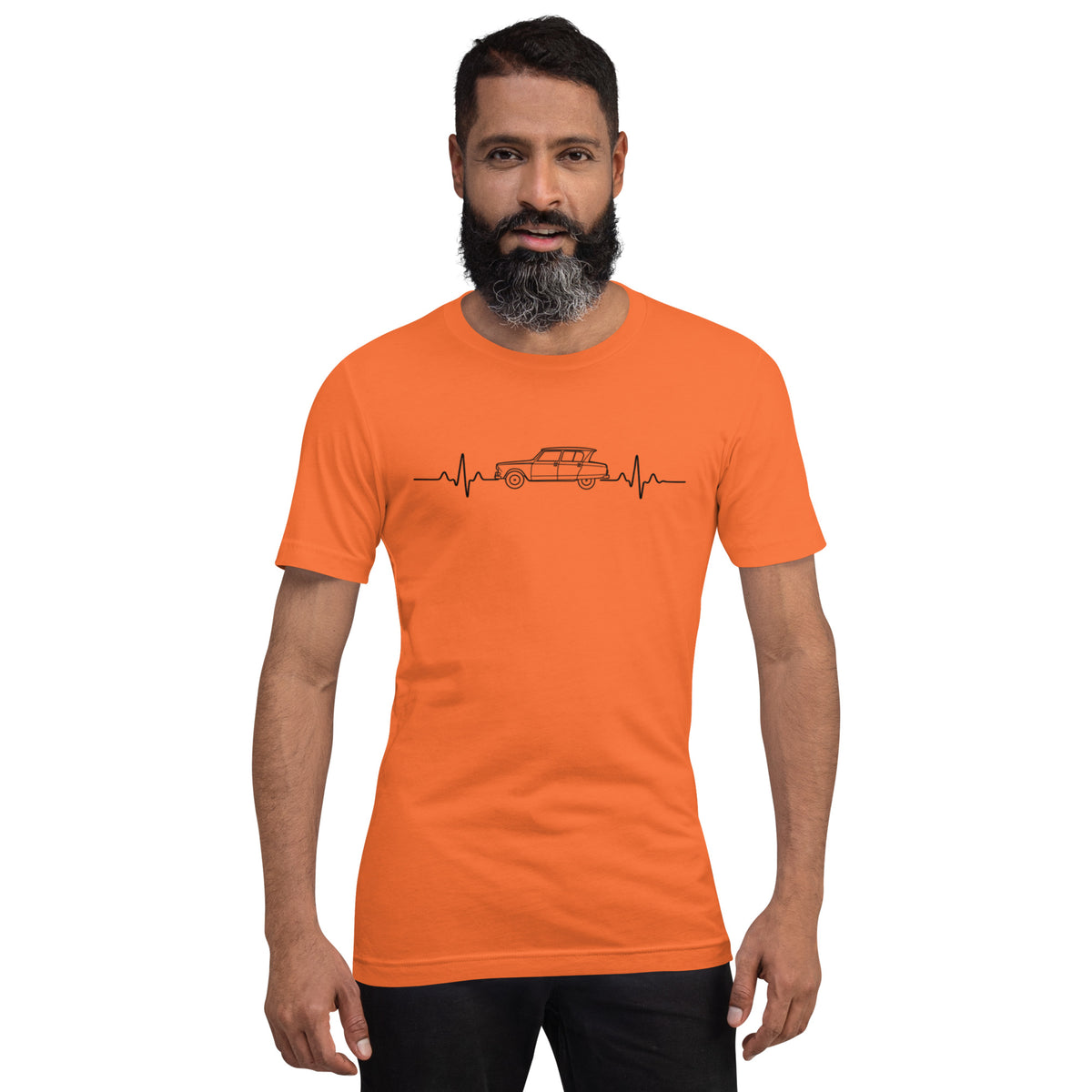 Citroën AMI6 Heartbeat T-shirt – Minimalist Line Drawing | Heartbeat Collection