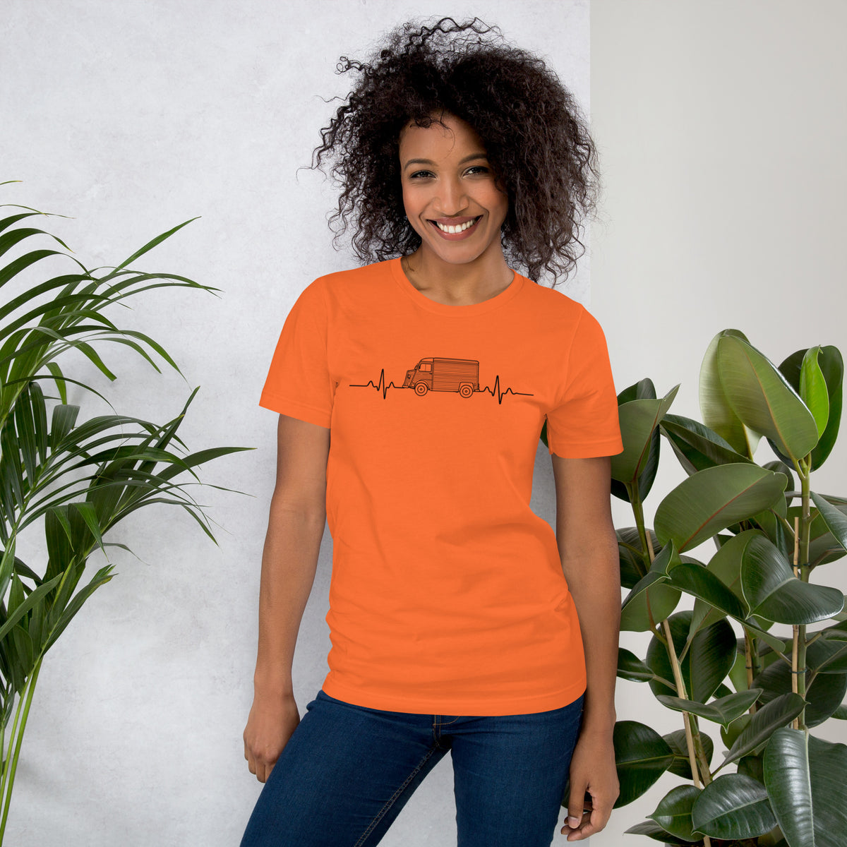 Citroën HY Heartbeat T-shirt – Minimalistische Lijntekening | Heartbeat Collectie