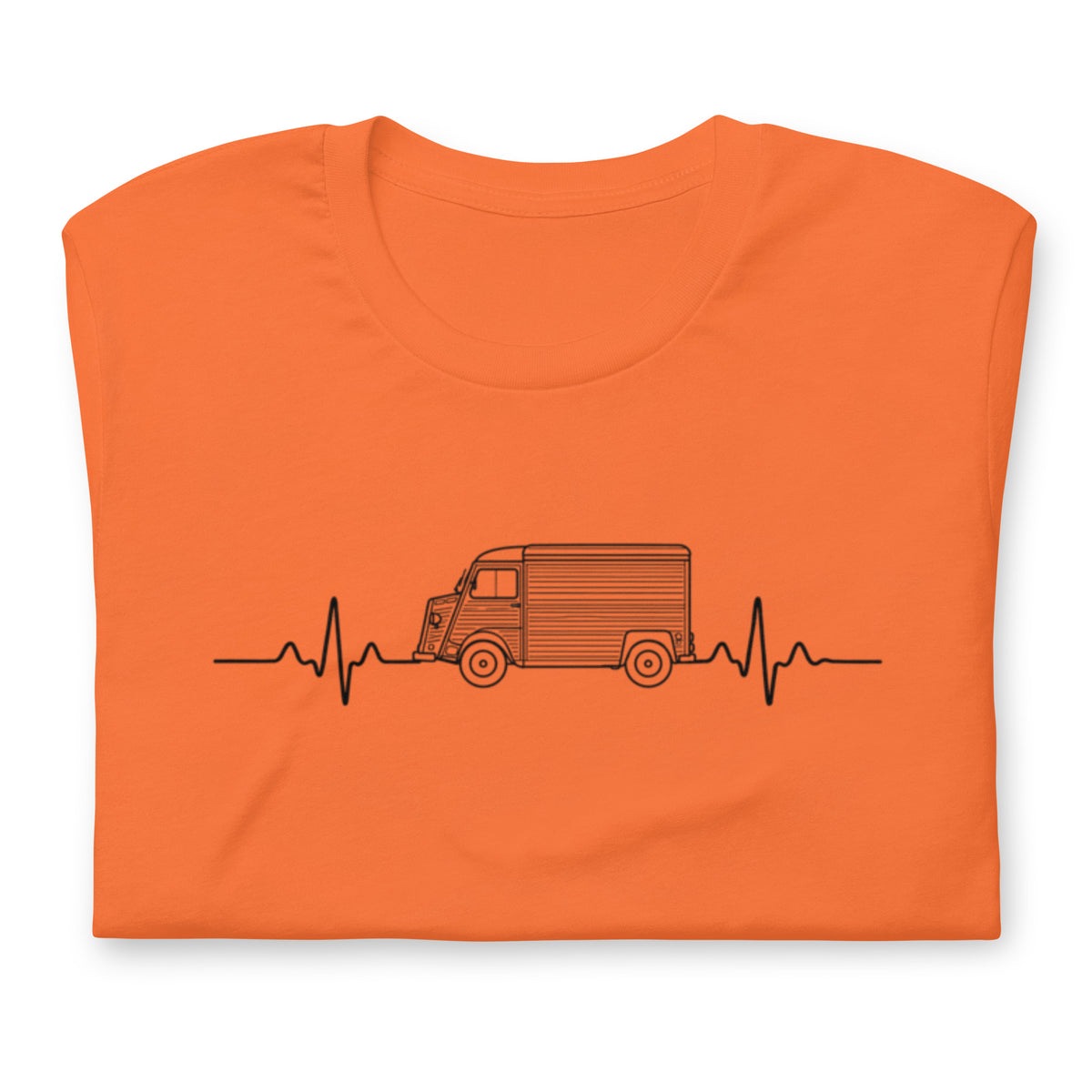 Citroën HY Heartbeat T-shirt – Minimalistische Lijntekening | Heartbeat Collectie
