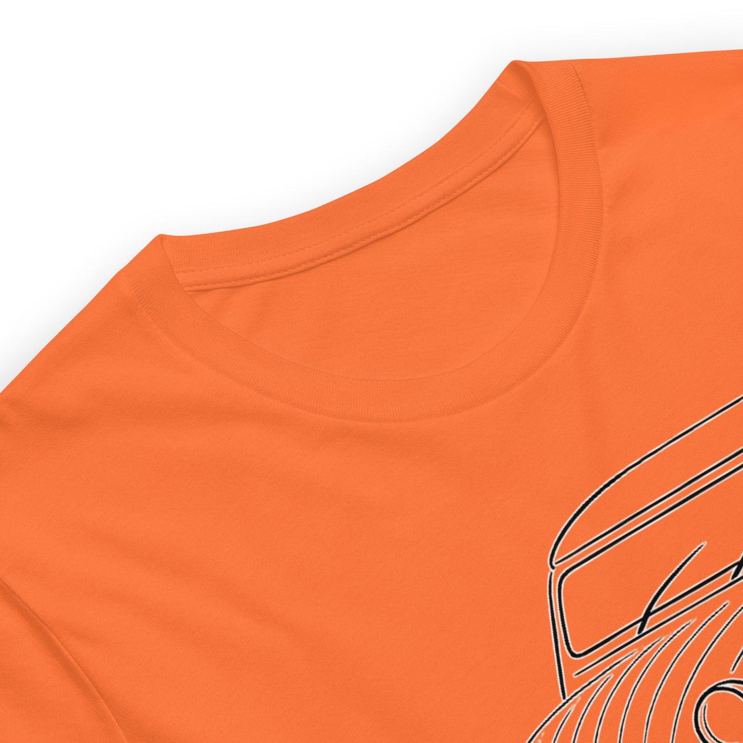 Citroën 2CV T-shirt – Minimalistische Lijntekening van een Franse Klassieker