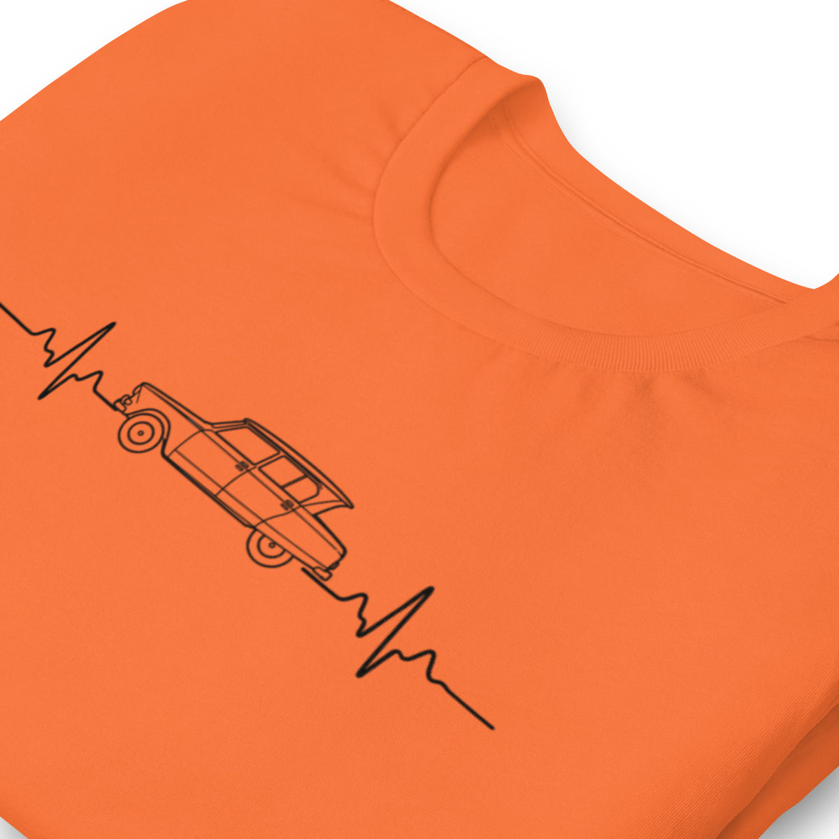 Citroën AMI6 Heartbeat T-shirt – Minimalist Line Drawing | Heartbeat Collection