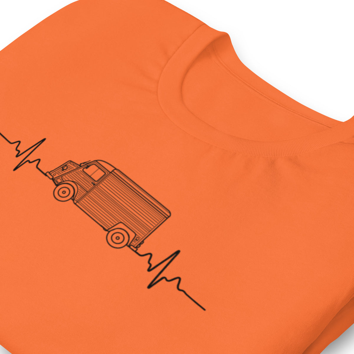 Citroën HY Heartbeat T-shirt – Minimalistische Lijntekening | Heartbeat Collectie