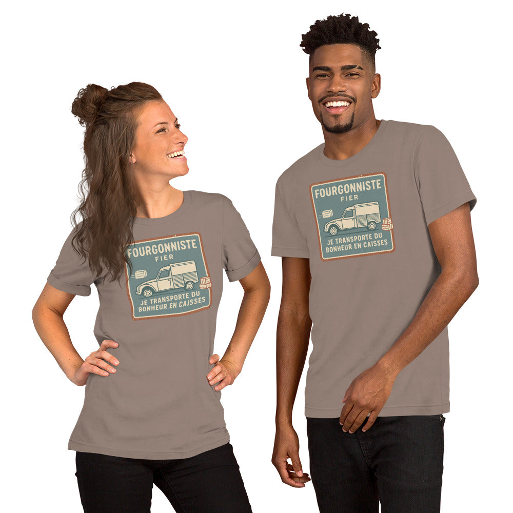 🚚 T-shirt “Fourgonniste Fier” – For proud duck drivers with loading space
