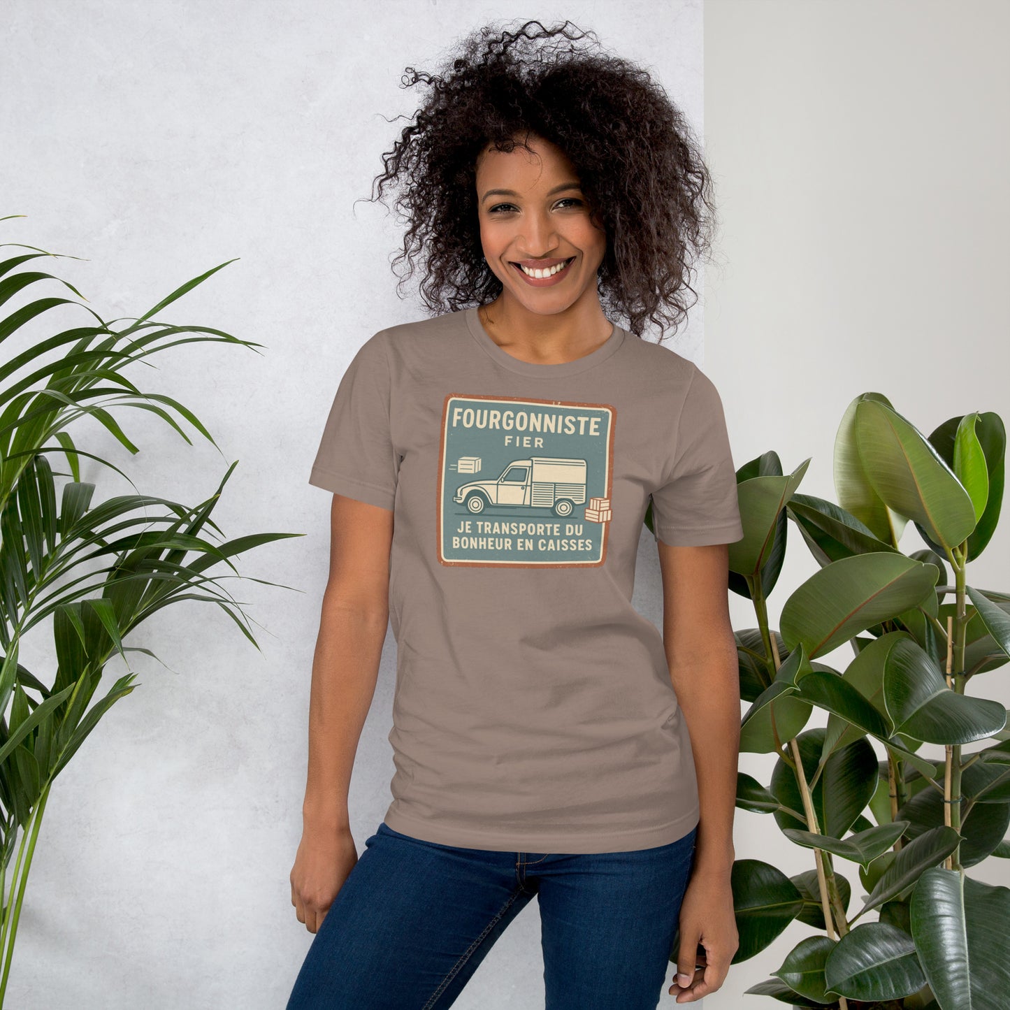 🚚 T-shirt “Fourgonniste Fier” – For proud duck drivers with loading space
