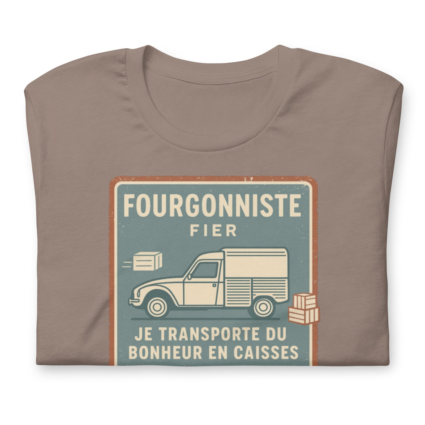 🚚 T-shirt “Fourgonniste Fier” – For proud duck drivers with loading space