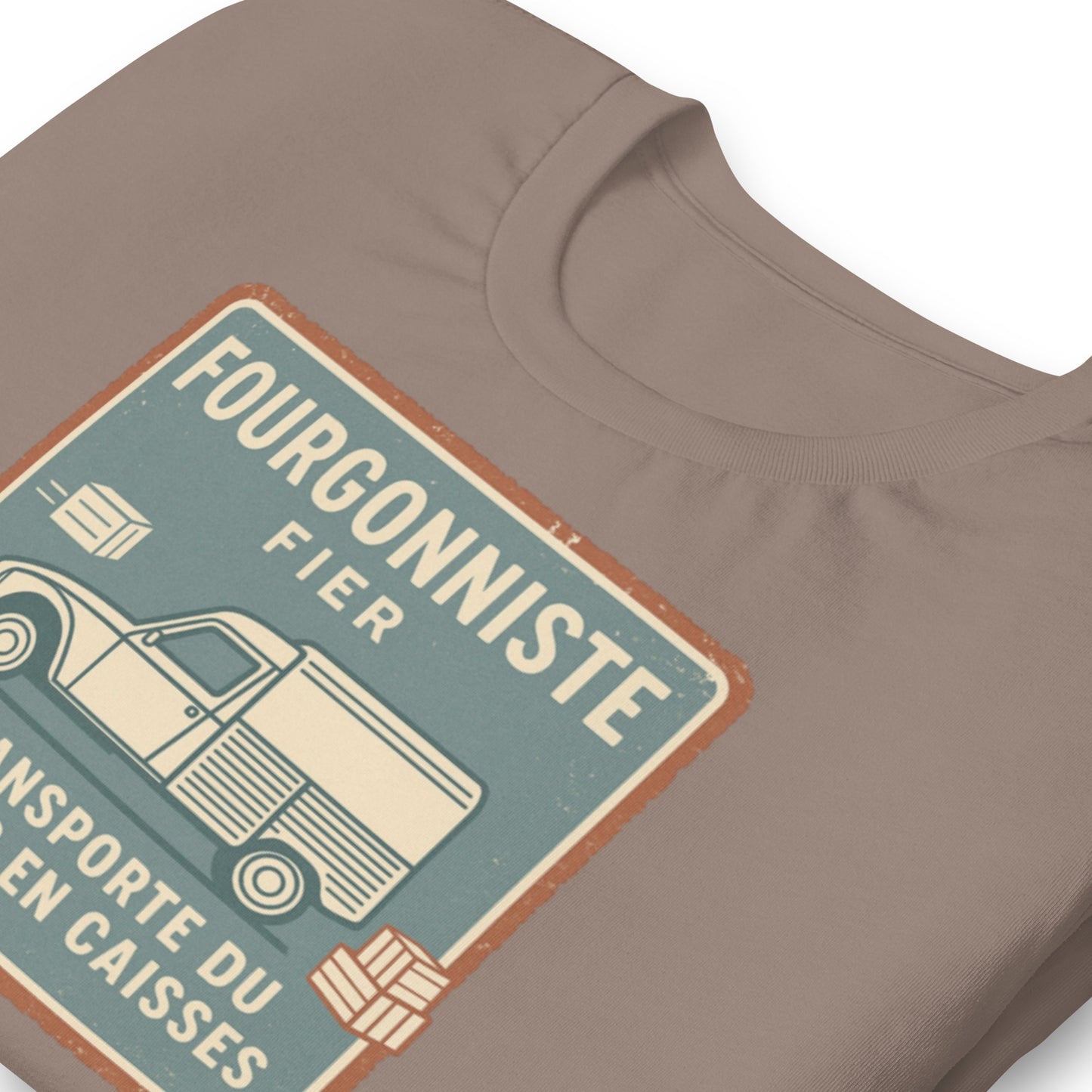 🚚 T-shirt “Fourgonniste Fier” – For proud duck drivers with loading space