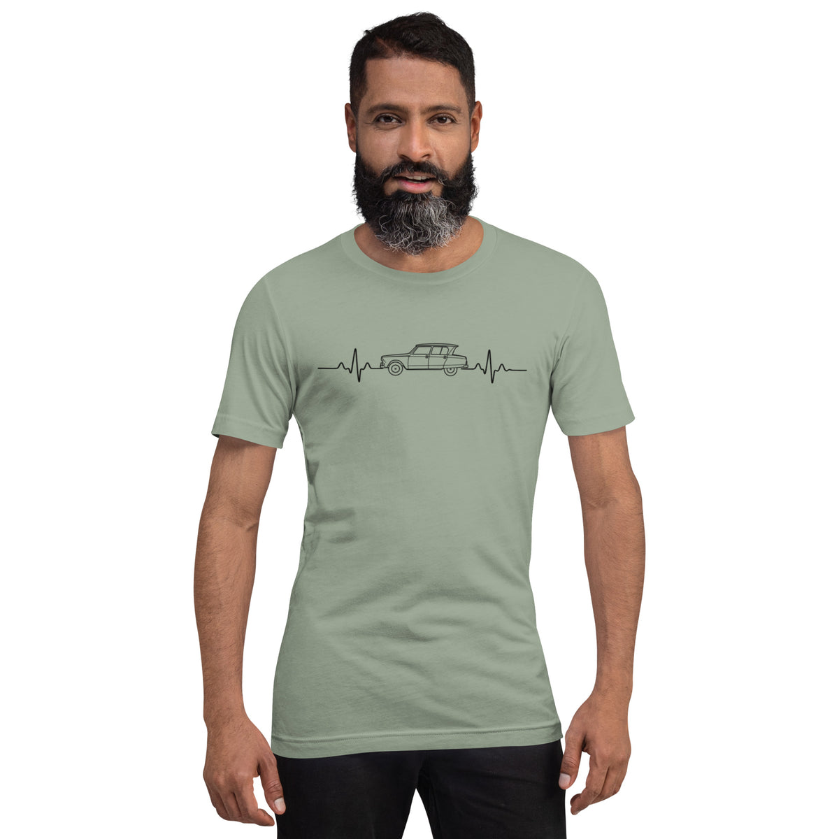 Citroën AMI6 Heartbeat T-shirt – Minimalist Line Drawing | Heartbeat Collection