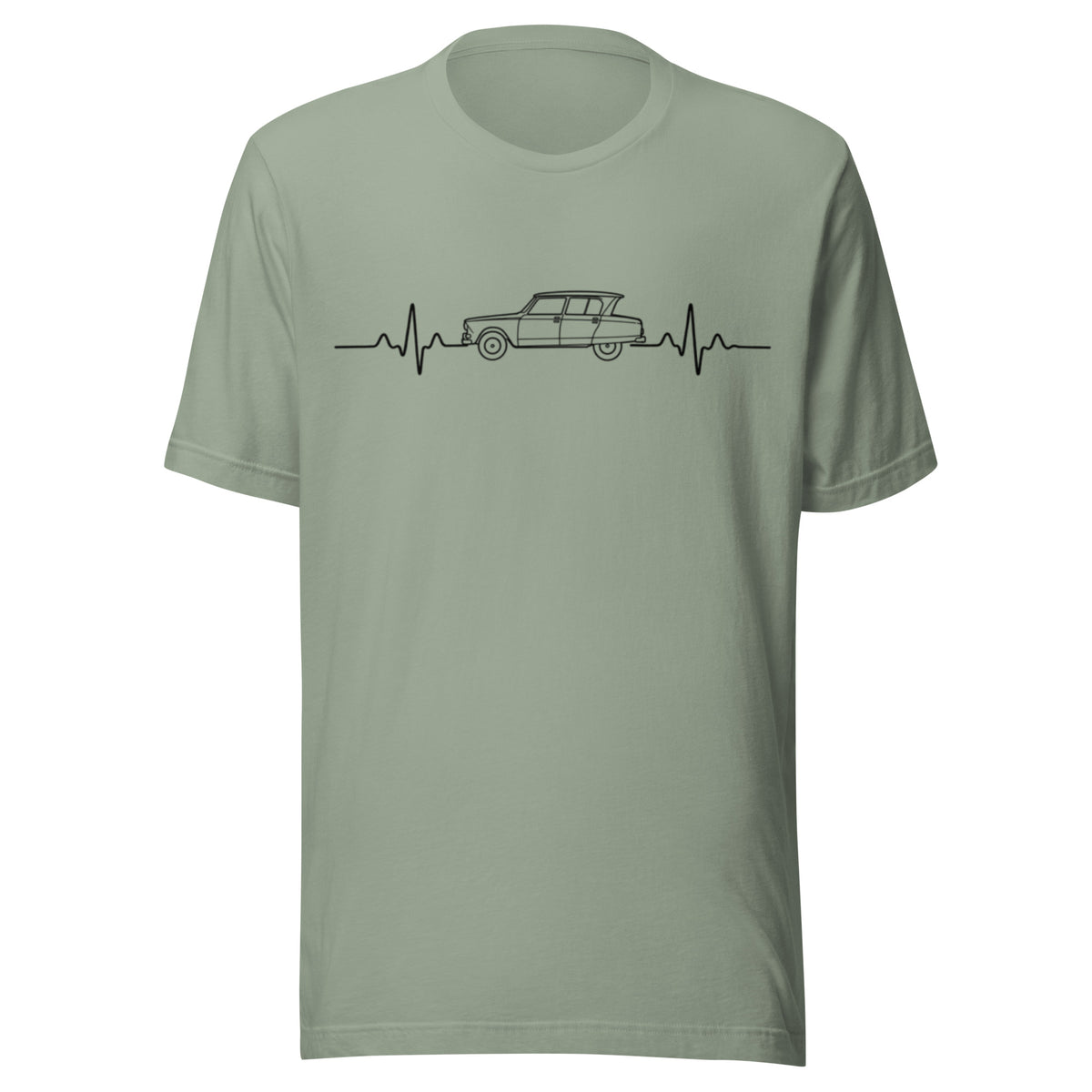 Citroën AMI6 Heartbeat T-shirt – Minimalist Line Drawing | Heartbeat Collection
