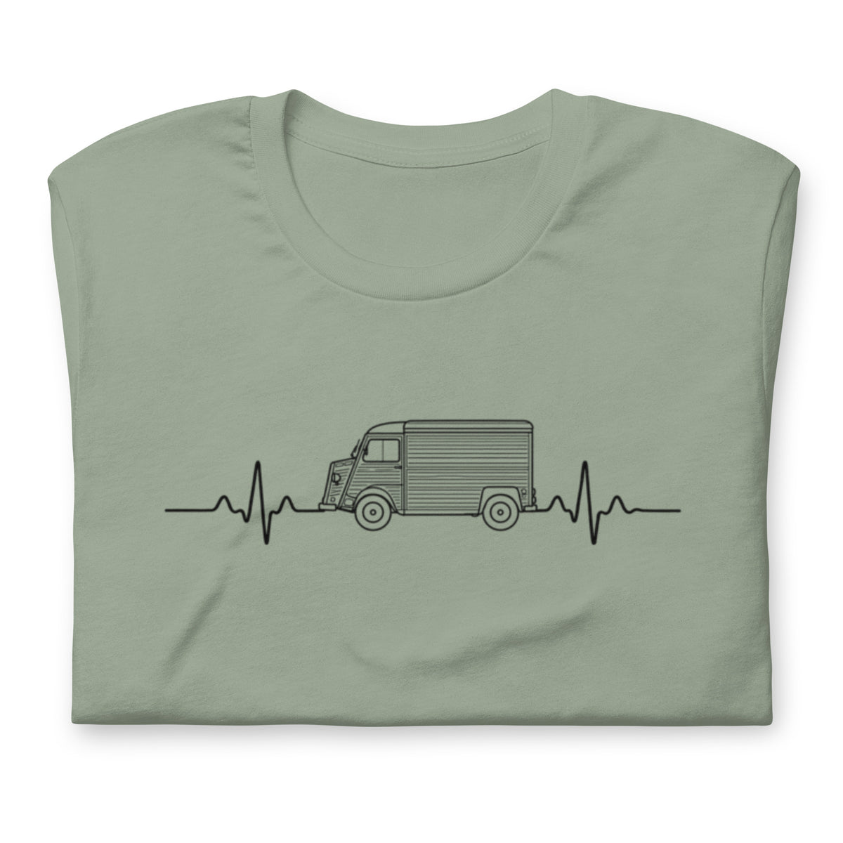Citroën HY Heartbeat T-shirt – Minimalistische Lijntekening | Heartbeat Collectie