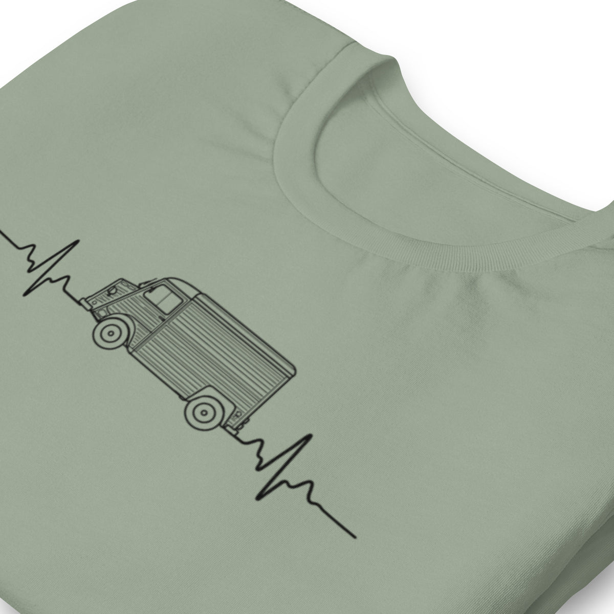 Citroën HY Heartbeat T-shirt – Minimalistische Lijntekening | Heartbeat Collectie