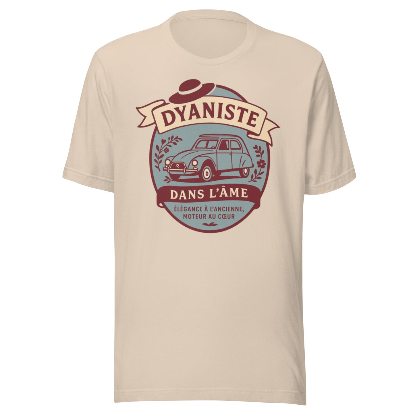 T-shirt « Dyaniste dans l'âme » – L'élégance sur roulettes, la nostalgie dans le style