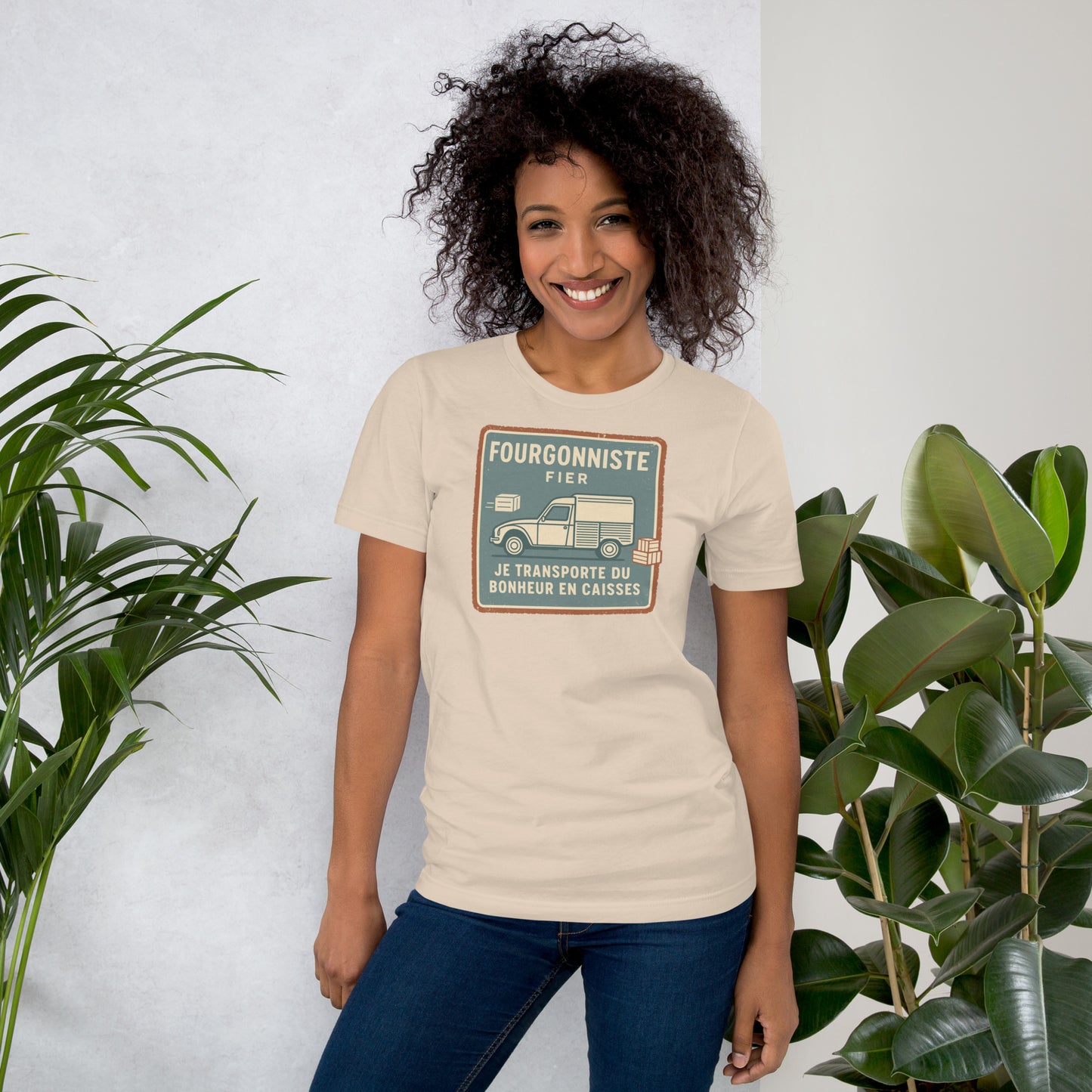 🚚 T-shirt “Fourgonniste Fier” – For proud duck drivers with loading space
