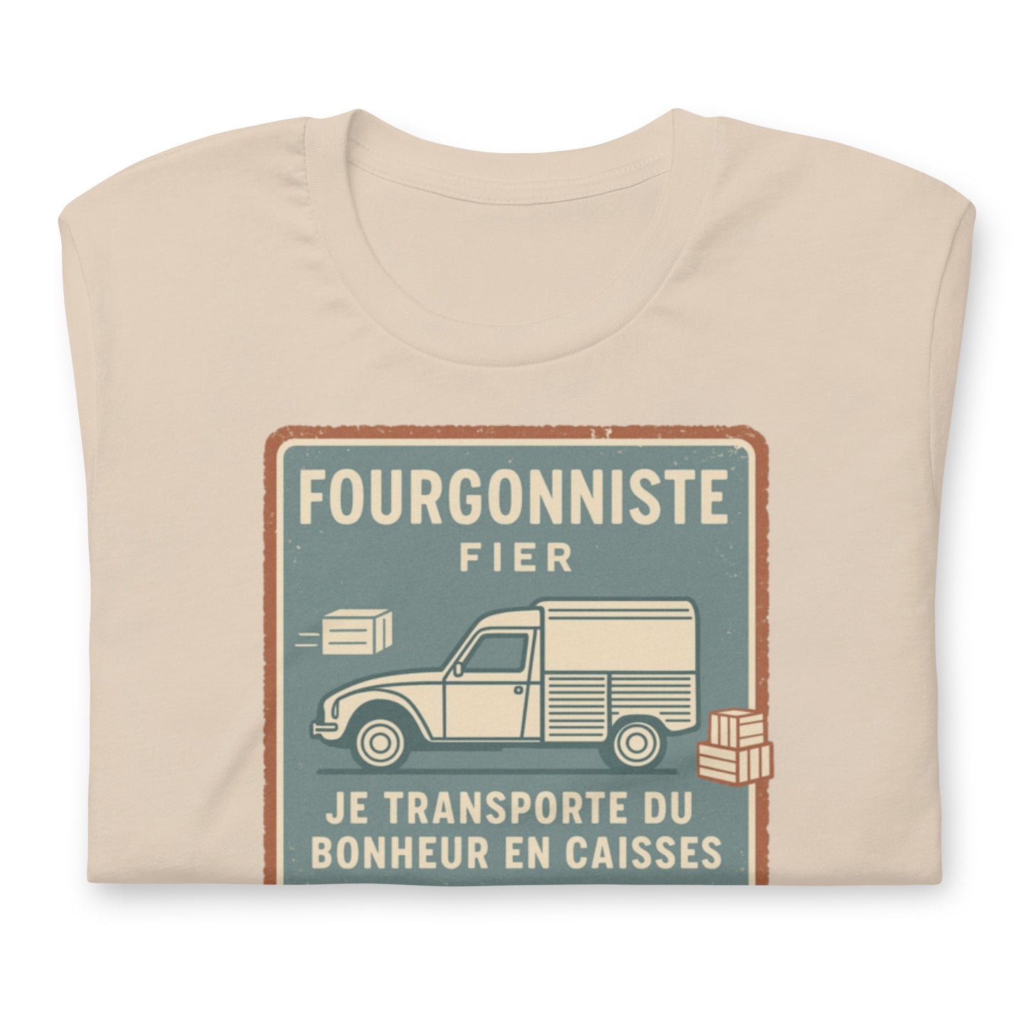 🚚 T-shirt “Fourgonniste Fier” – For proud duck drivers with loading space