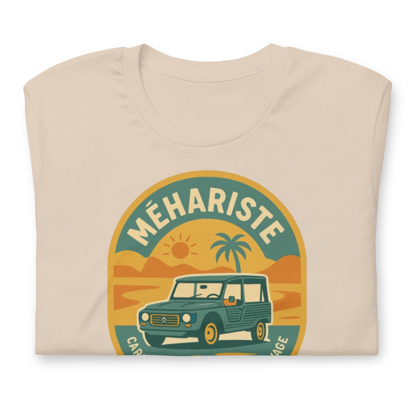🌴 T-shirt “Méhariste – Carrosserie Plastique, Âme Sauvage”