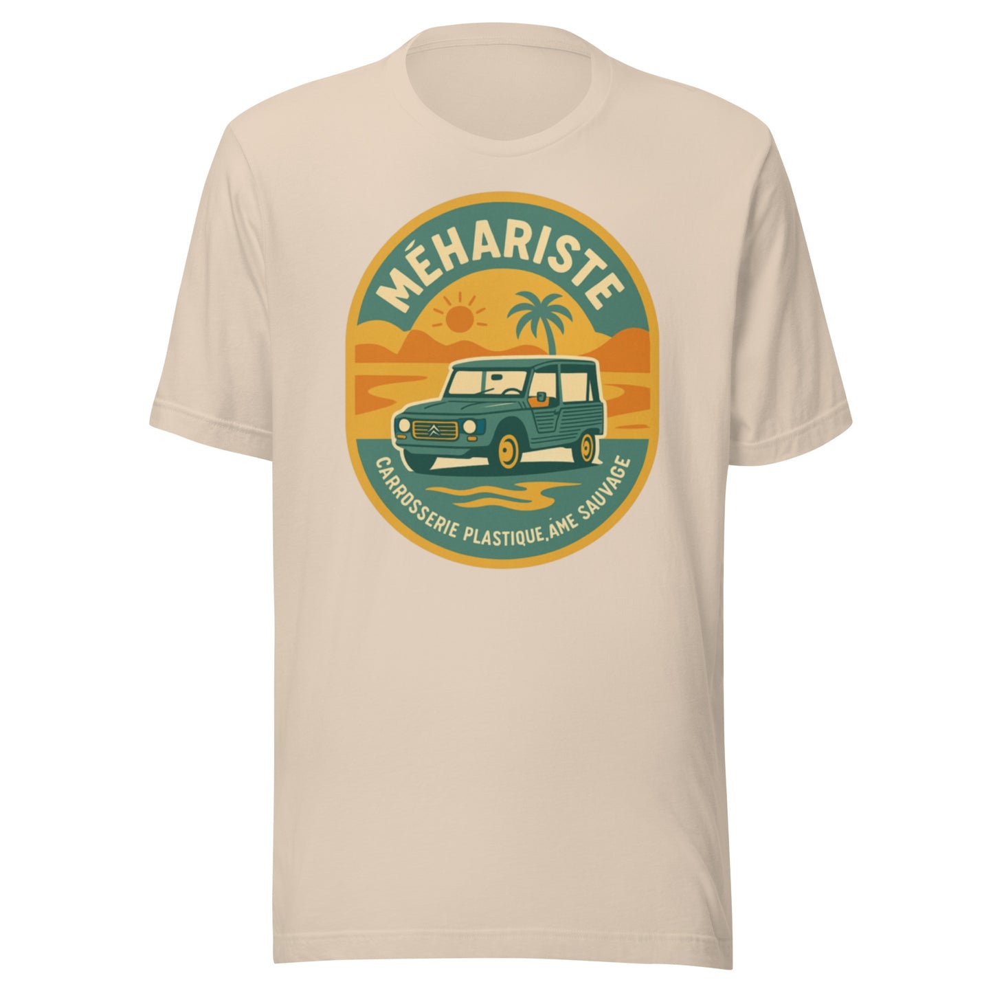 🌴 T-shirt “Méhariste – Carrosserie Plastique, Âme Sauvage”