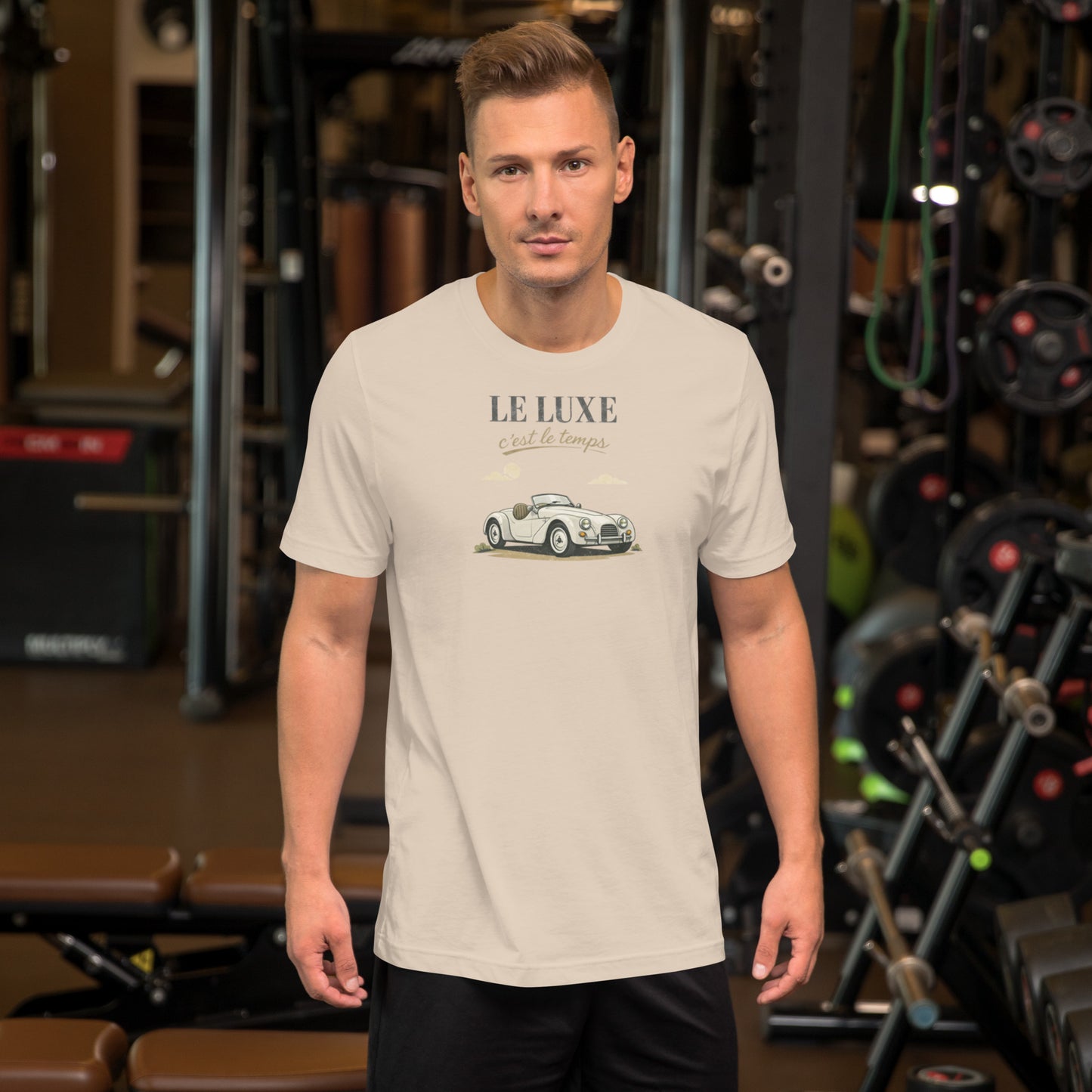 Le Luxe – Tijdloze elegantie met de Burton Sportscar op een unisex T-shirt