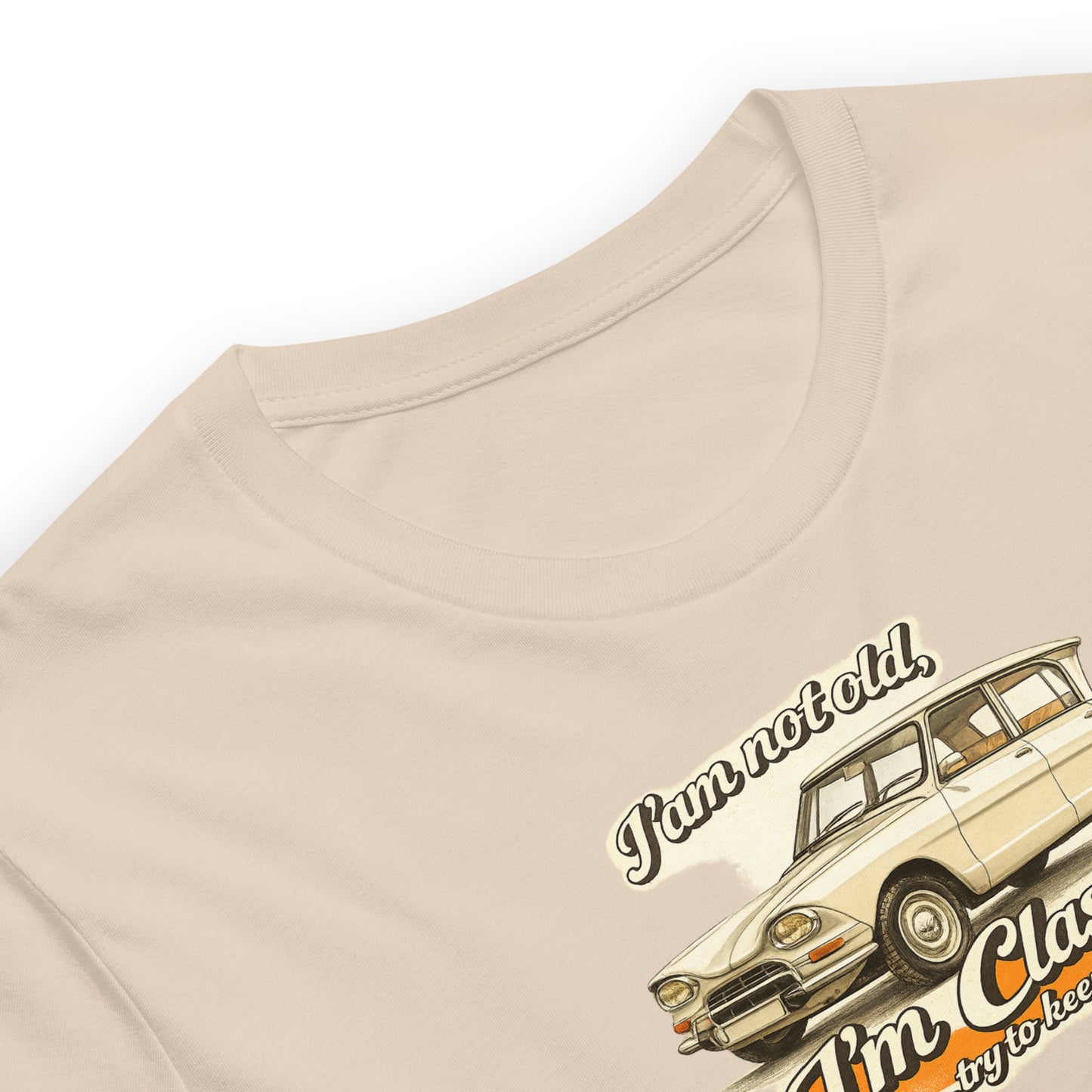 Citroën Ami 6 Classic T-shirt – Vintage Auto Illustratie | Classic Collectie