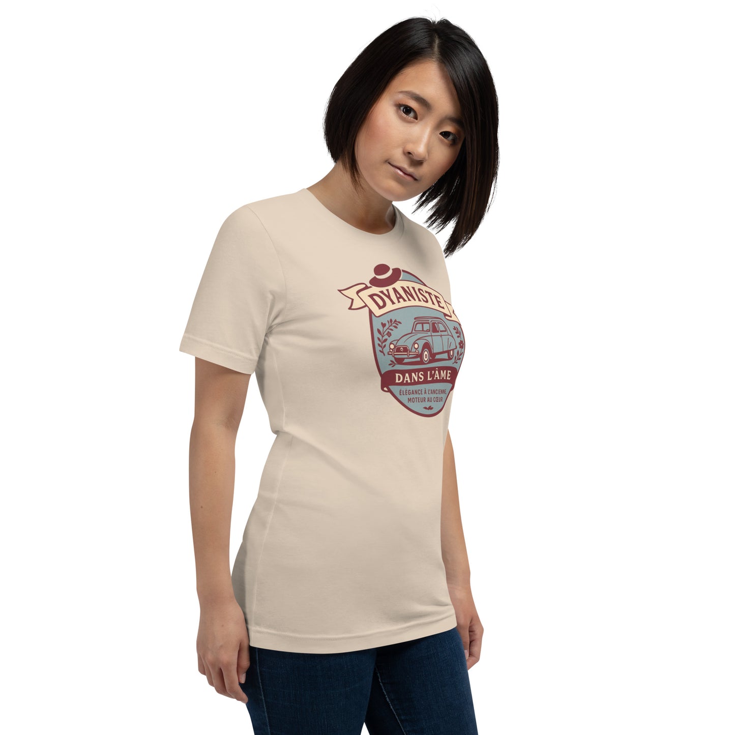 T-shirt « Dyaniste dans l'âme » – L'élégance sur roulettes, la nostalgie dans le style