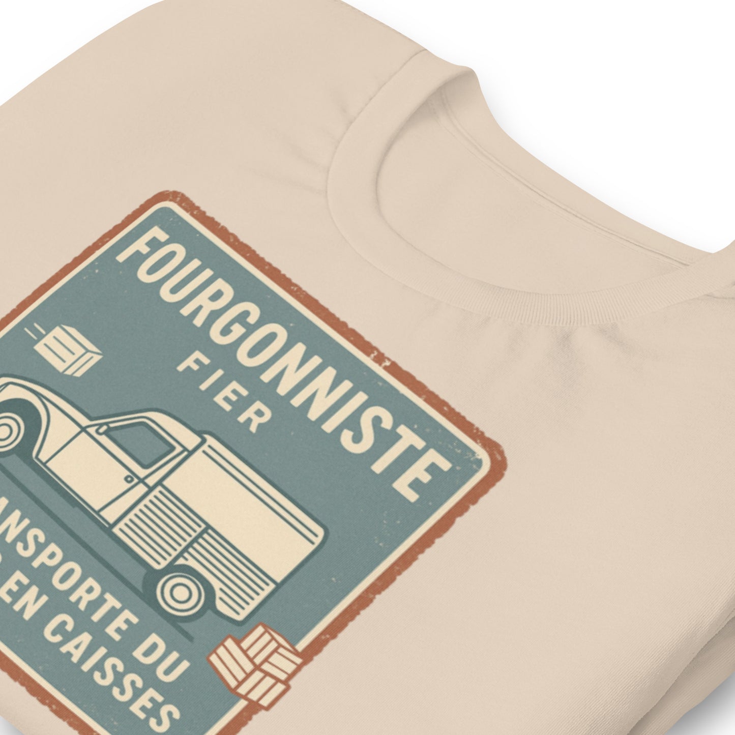 🚚 T-shirt “Fourgonniste Fier” – For proud duck drivers with loading space
