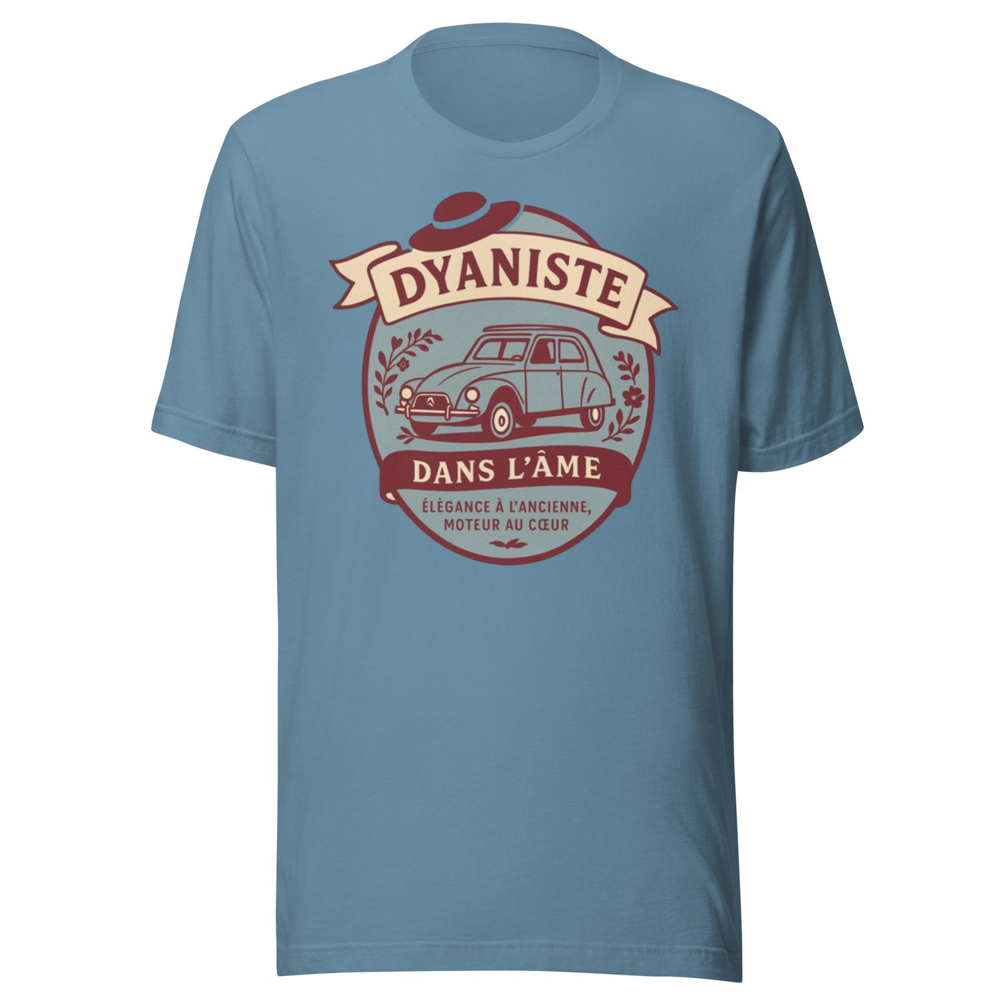 T-shirt « Dyaniste dans l'âme » – L'élégance sur roulettes, la nostalgie dans le style