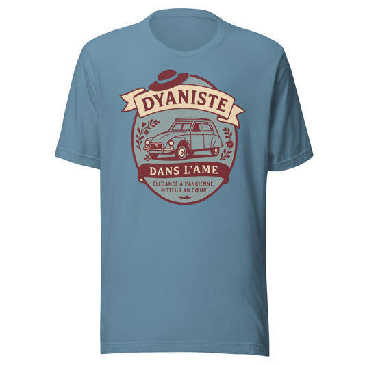 T-shirt « Dyaniste dans l'âme » – L'élégance sur roulettes, la nostalgie dans le style