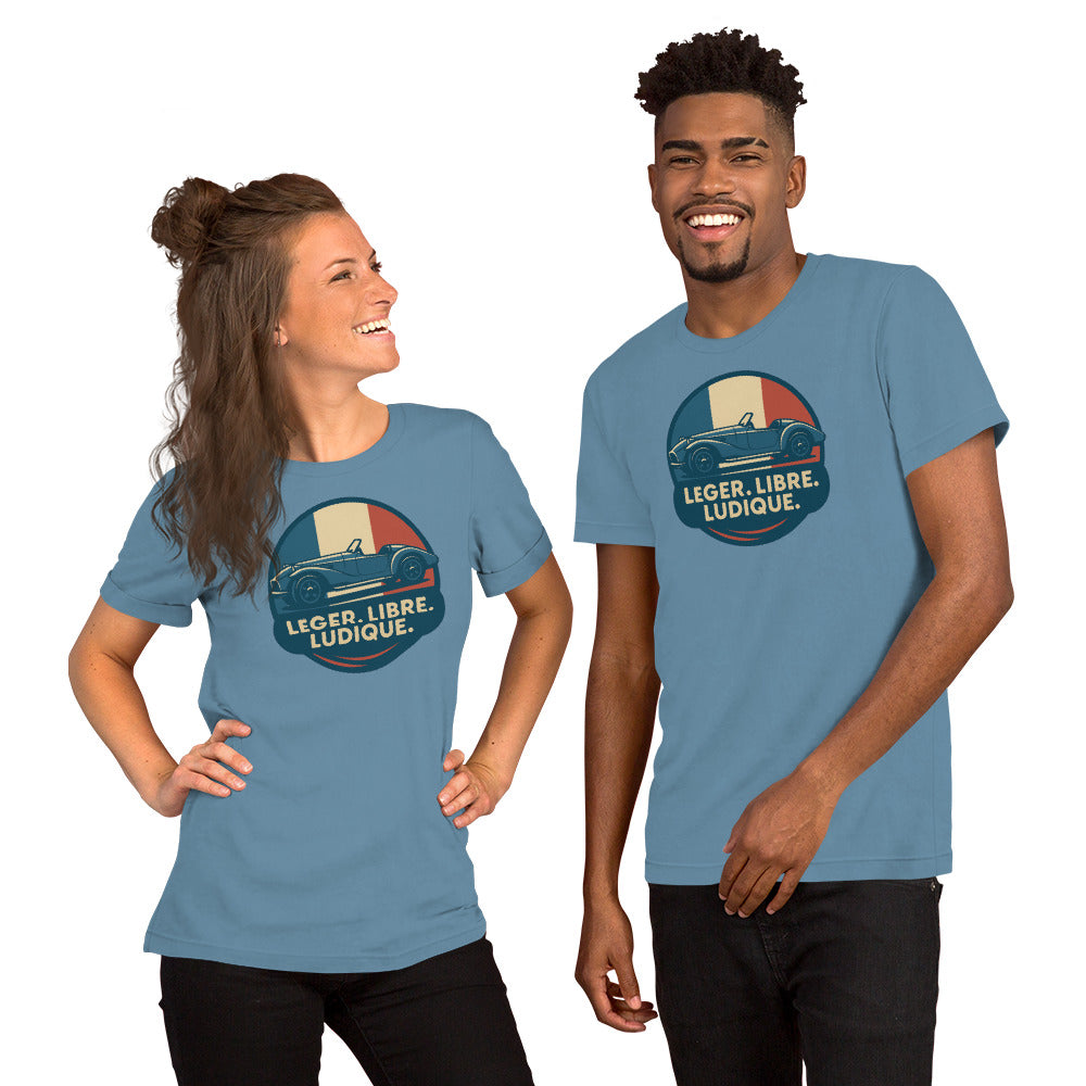 👕 Léger. Libre. Ludique. – T-shirt met Burton Sportscar design