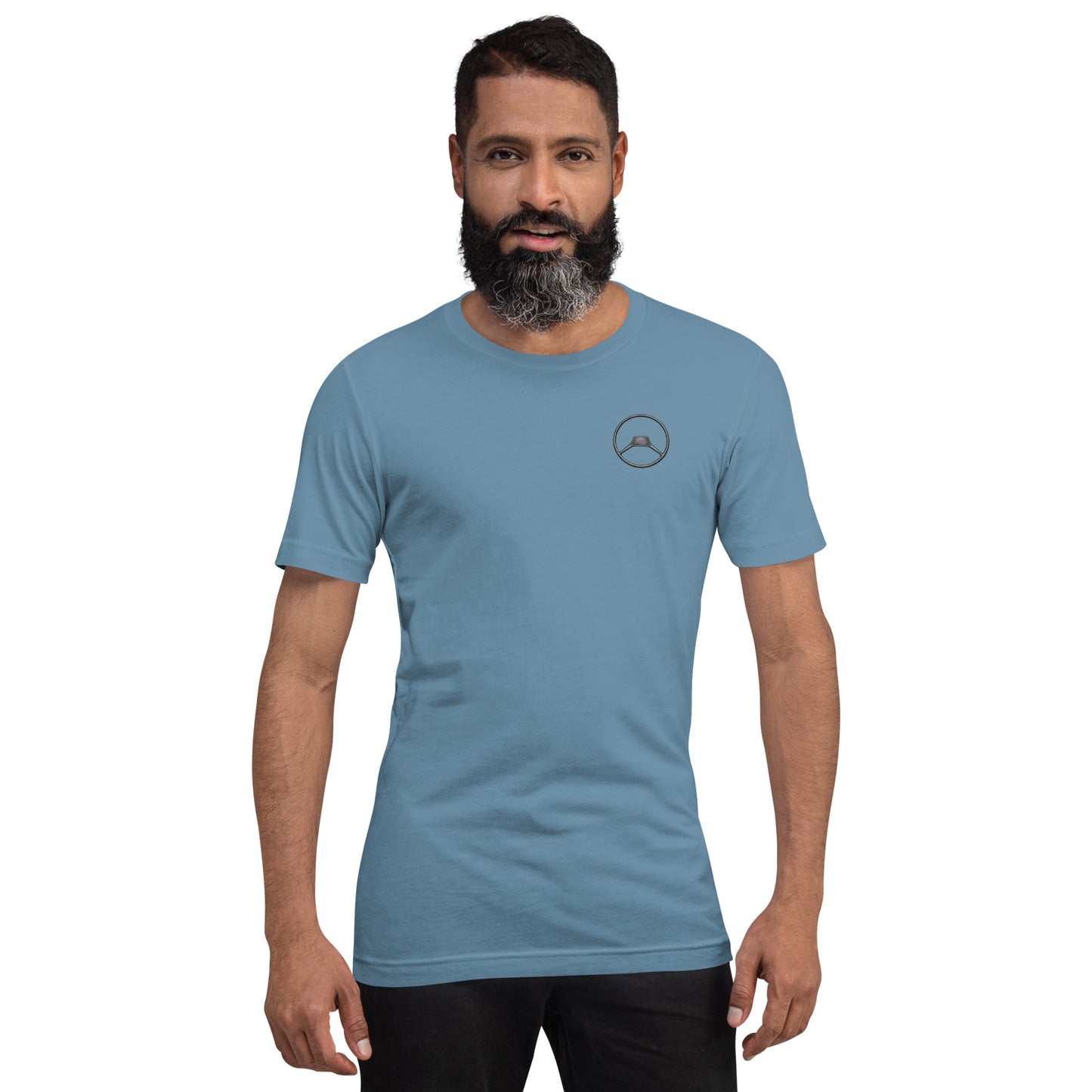 Unisex T-shirt met Citroën A-type Stuurwiel – Minimalistisch & Iconisch Design