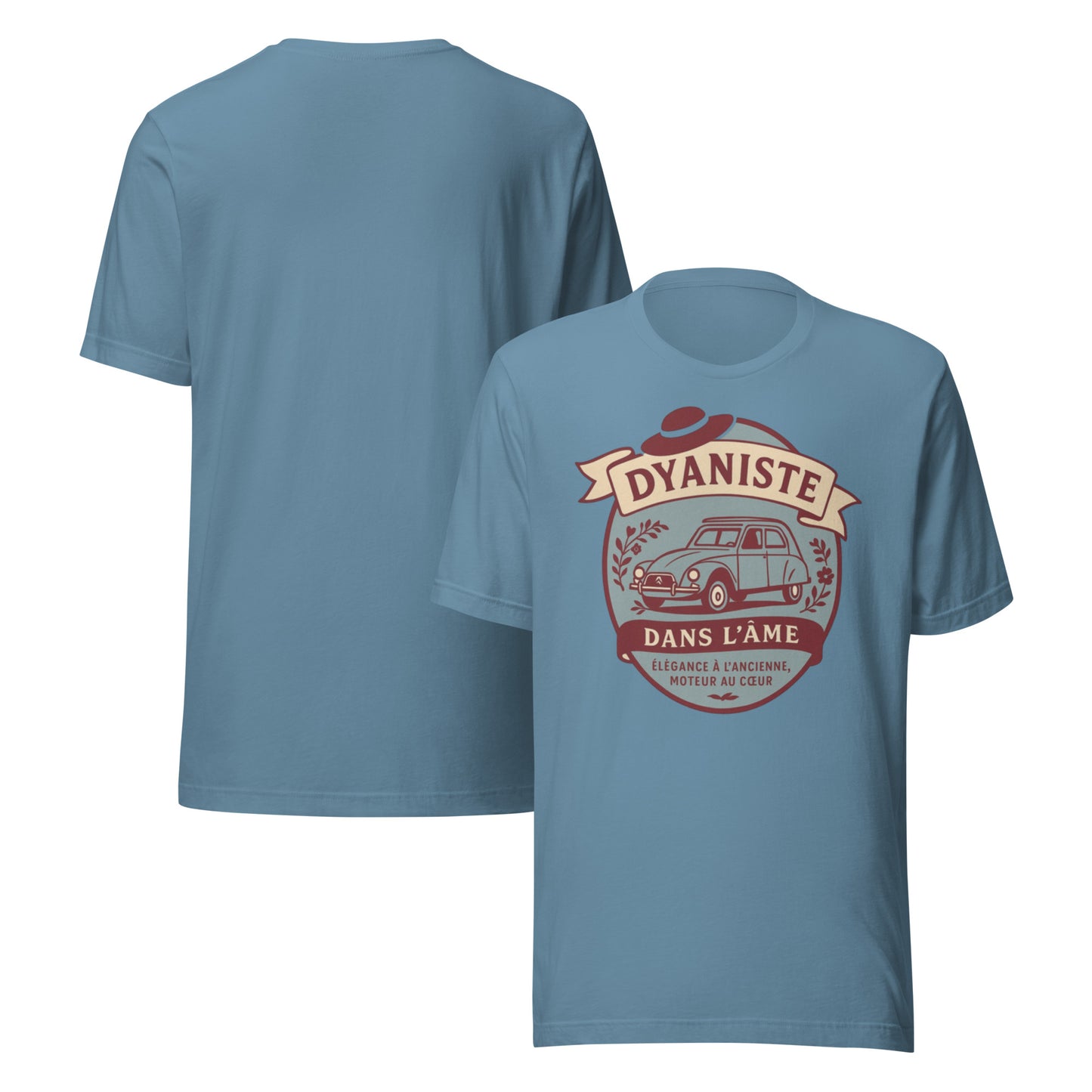 T-shirt « Dyaniste dans l'âme » – L'élégance sur roulettes, la nostalgie dans le style